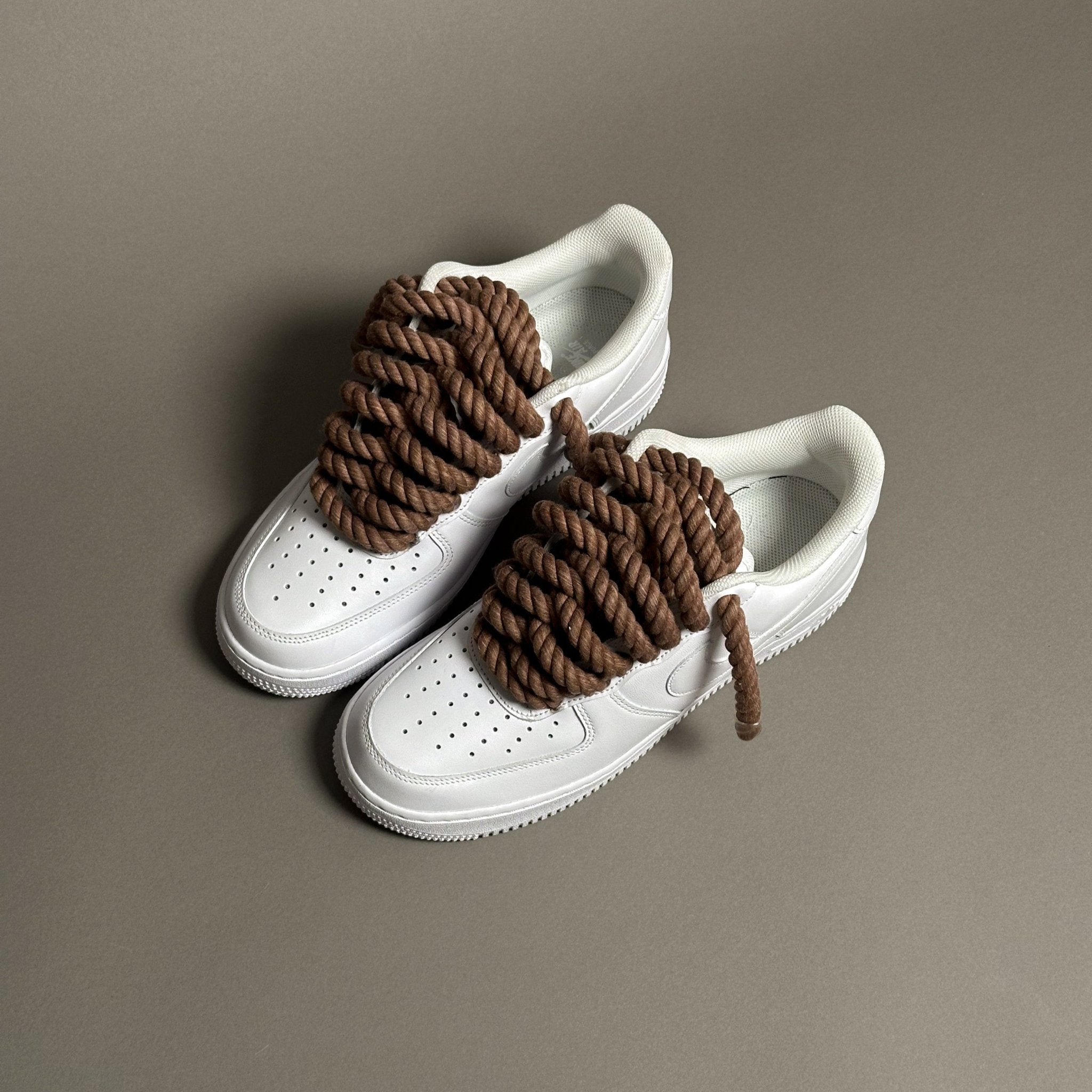 Nike Air Force 1 “Rope Laces Brown Tint" V1 - EV8 Style