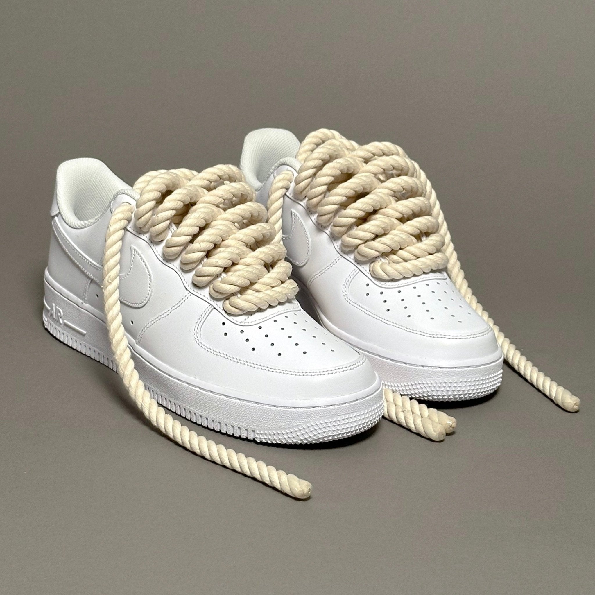 Nike Air Force 1 "Rope Laces Cream" V2 - EV8 Style
