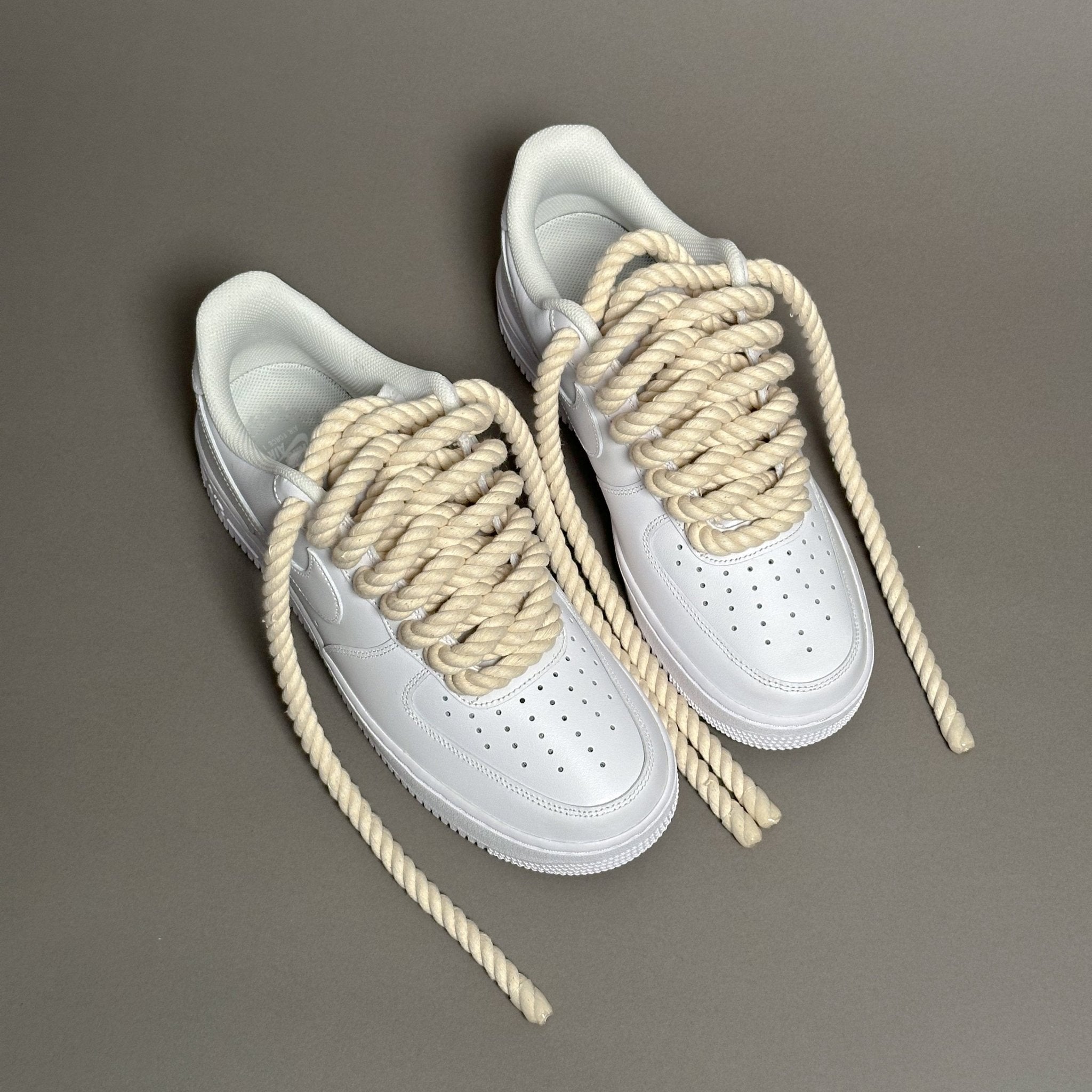 Nike Air Force 1 "Rope Laces Cream" V2 - EV8 Style