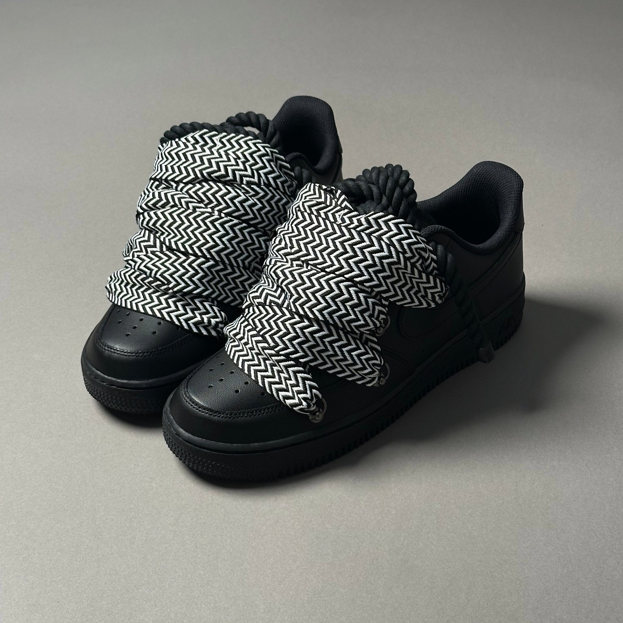 Nike Air Force 1 “Rope Laces Lanvin” Black&White - EV8 Style
