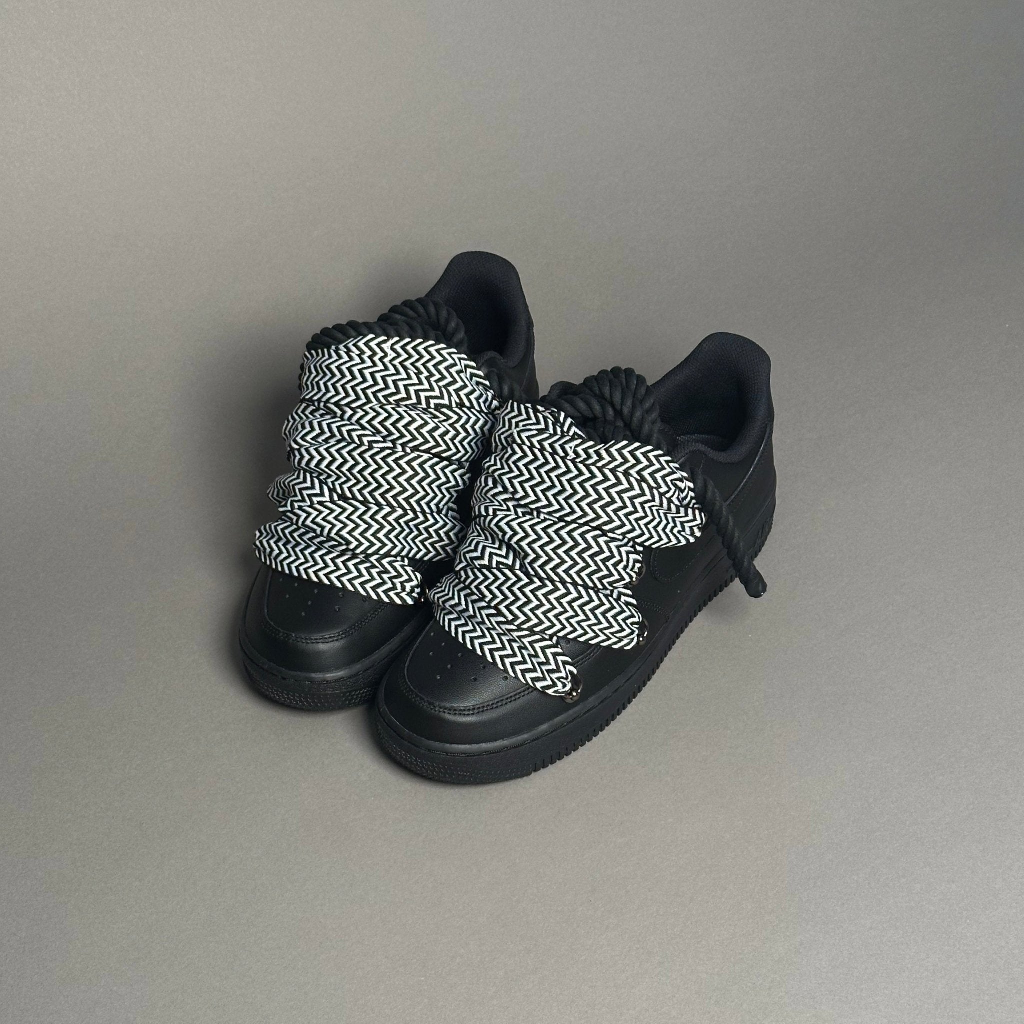 Nike Air Force 1 “Rope Laces Lanvin” Black&White - EV8 Style
