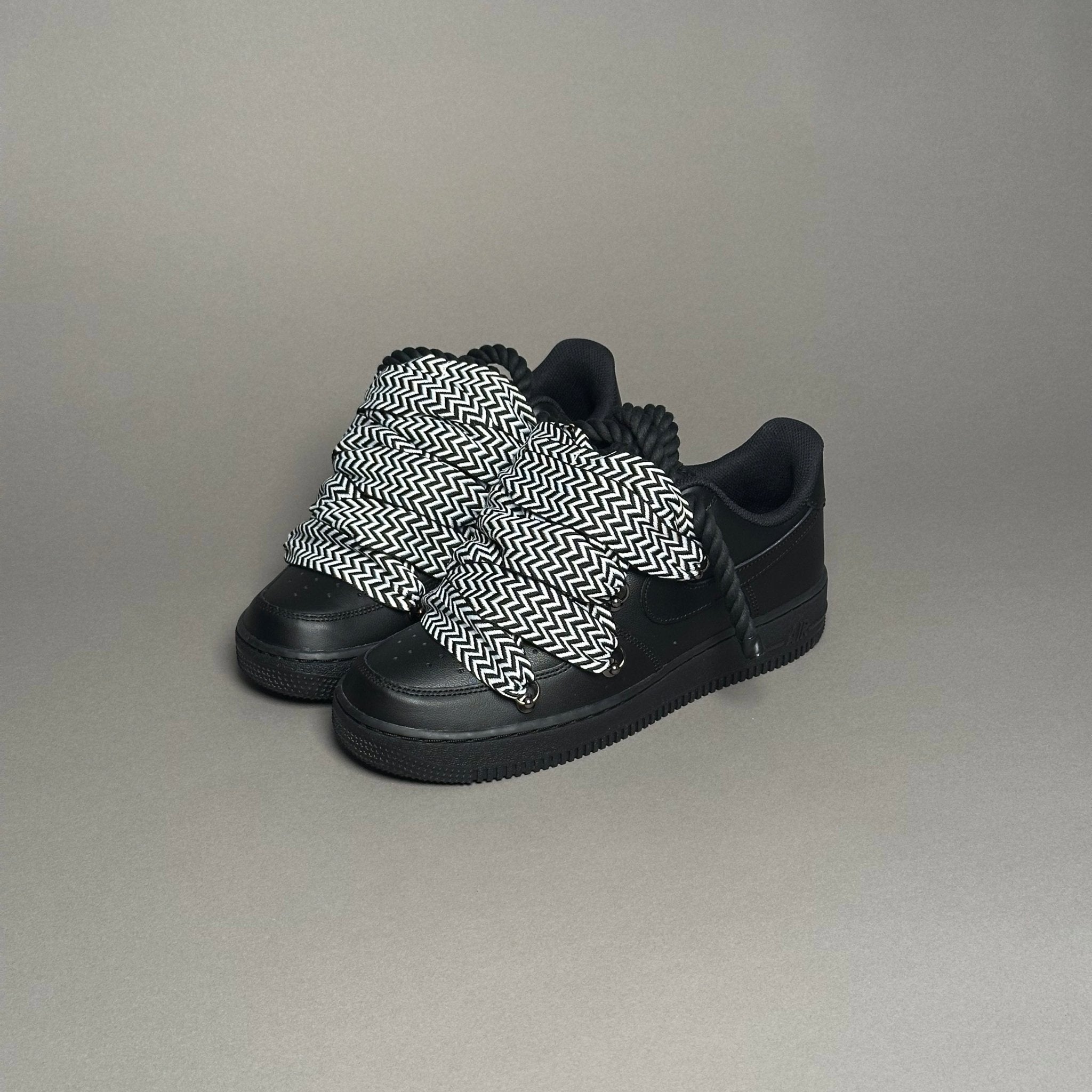 Nike Air Force 1 “Rope Laces Lanvin” Black&White - EV8 Style
