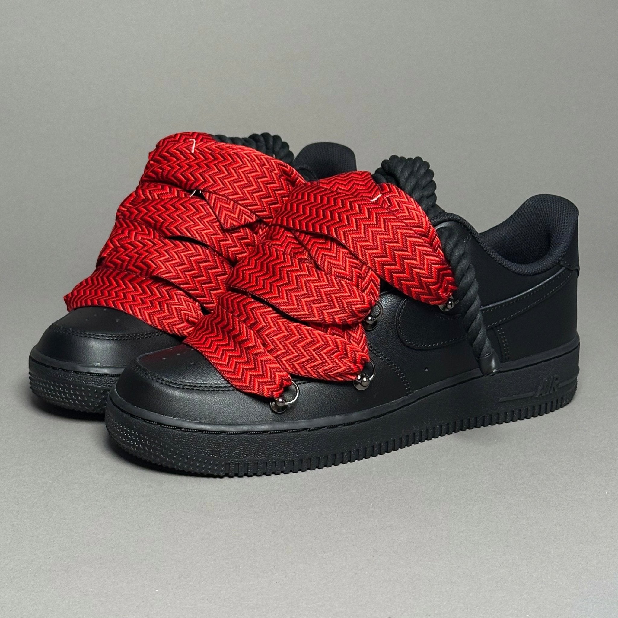 Nike Air Force 1 “Rope Laces Lanvin” Red - EV8 Style