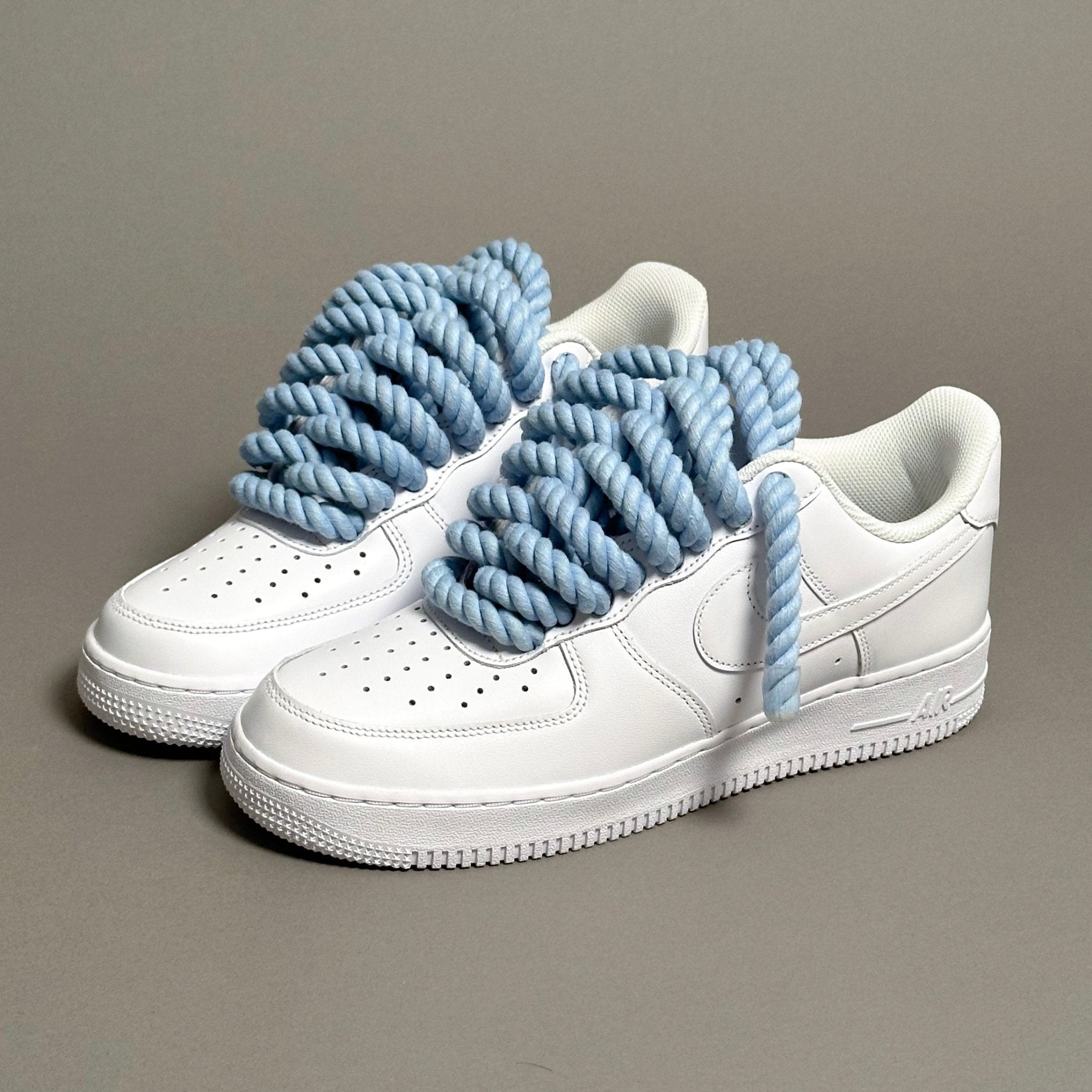 Nike Air Force 1 “Rope Laces Light Blue Tint” V1 - EV8 Style