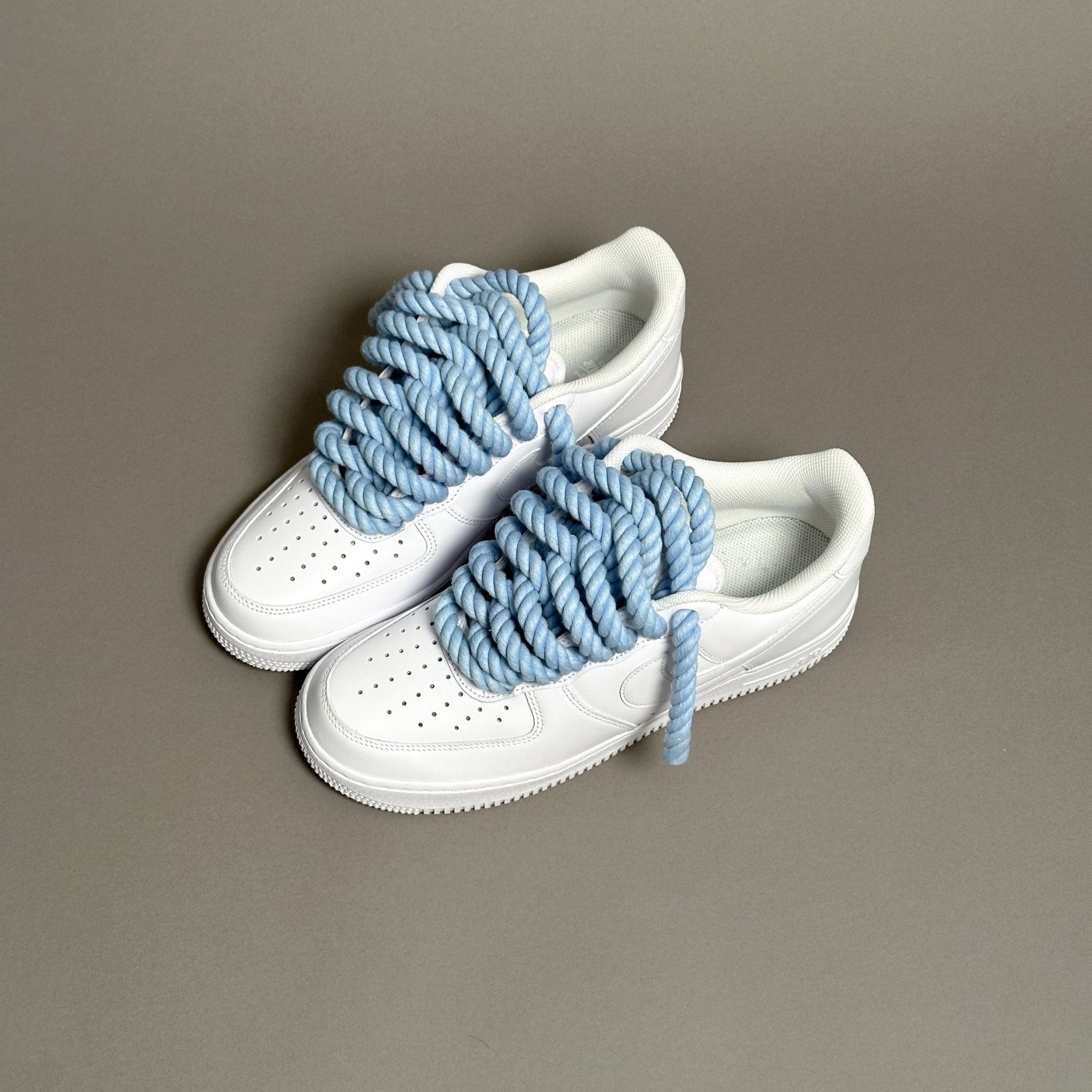 Nike Air Force 1 “Rope Laces Light Blue Tint” V1 - EV8 Style