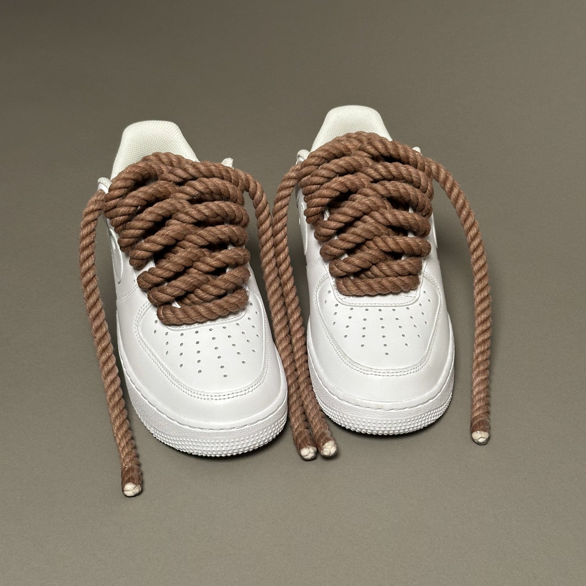 Nike Air Force 1 "Rope Laces Light Brown Tint" V2 - EV8 Style