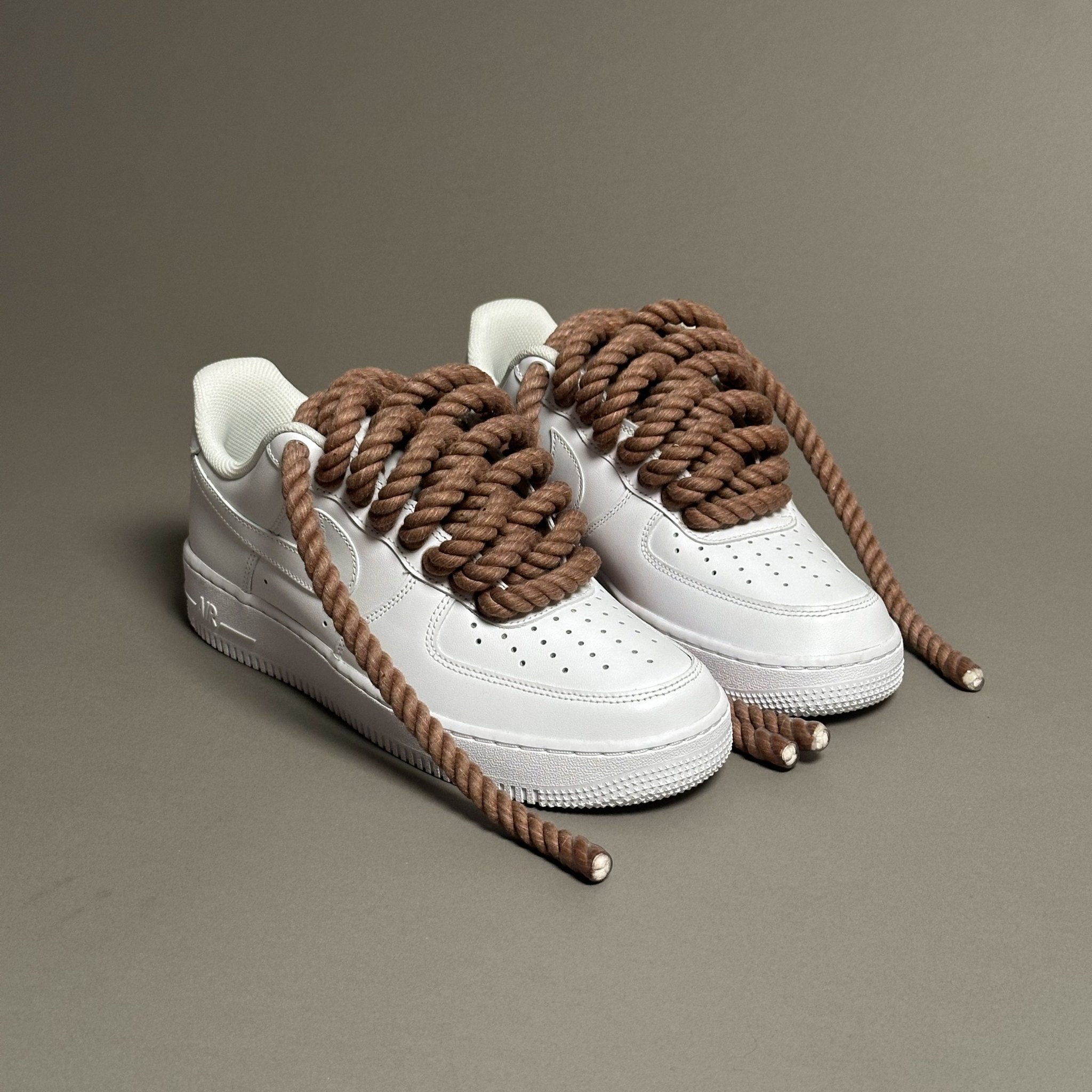 Nike Air Force 1 "Rope Laces Light Brown Tint" V2 - EV8 Style