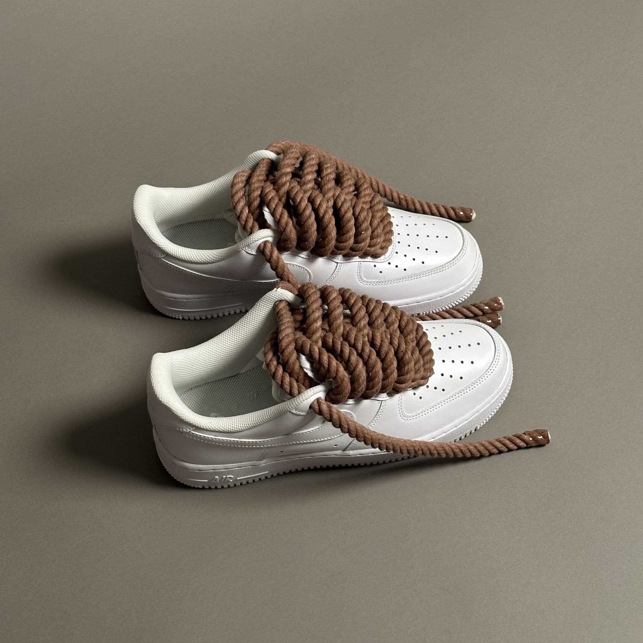Nike Air Force 1 "Rope Laces Light Brown Tint" V2 - EV8 Style