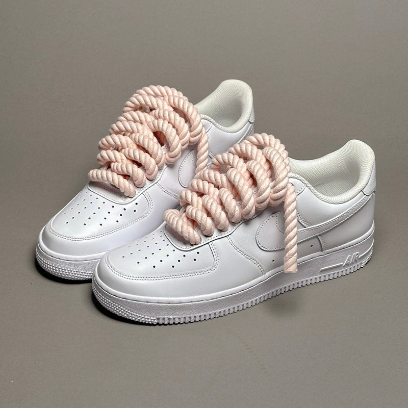 Nike Air Force 1 “Rope Laces Pink Tint” V1 - EV8 Style