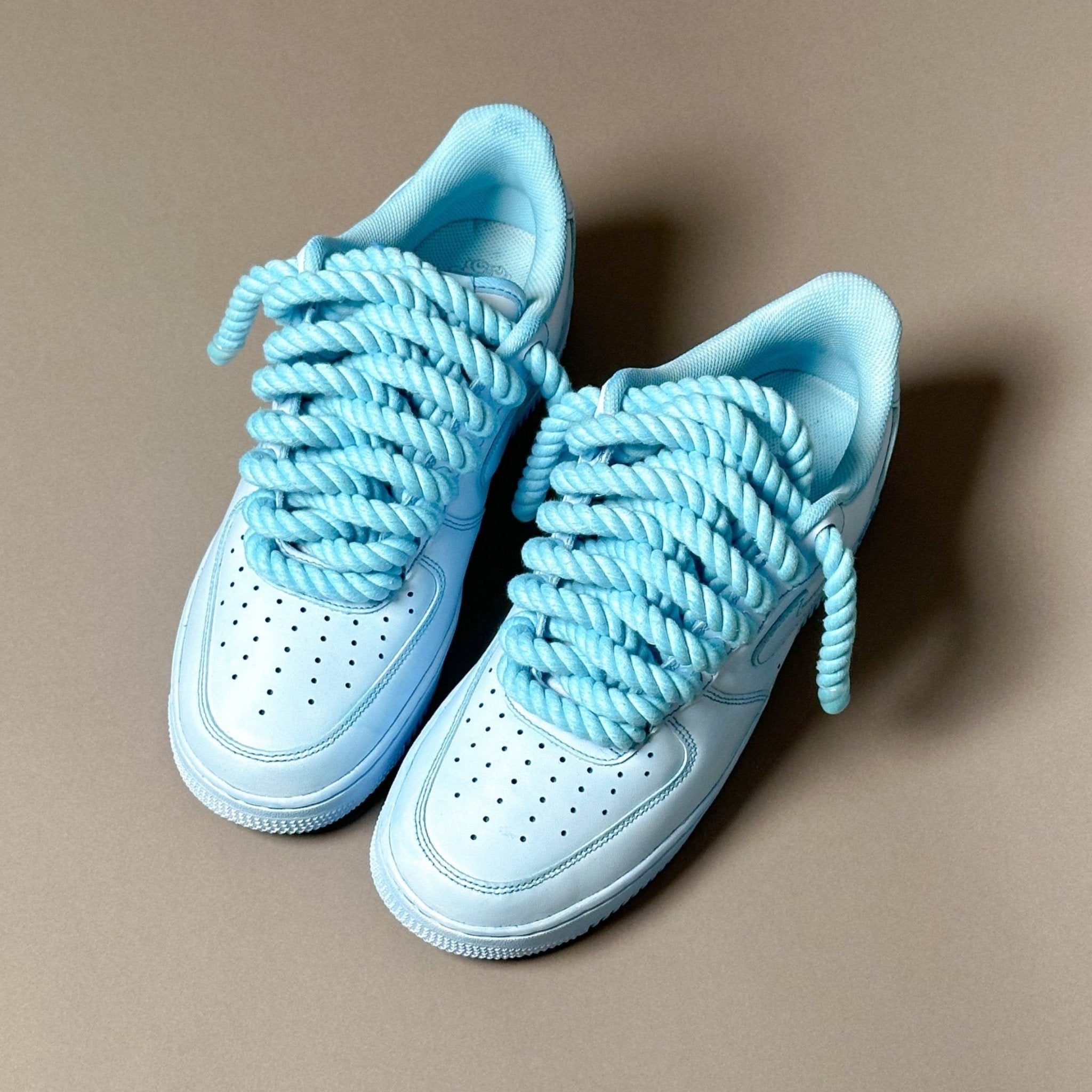 Nike Air Force 1 “Rope Laces” Total Ice V1 - EV8 Style