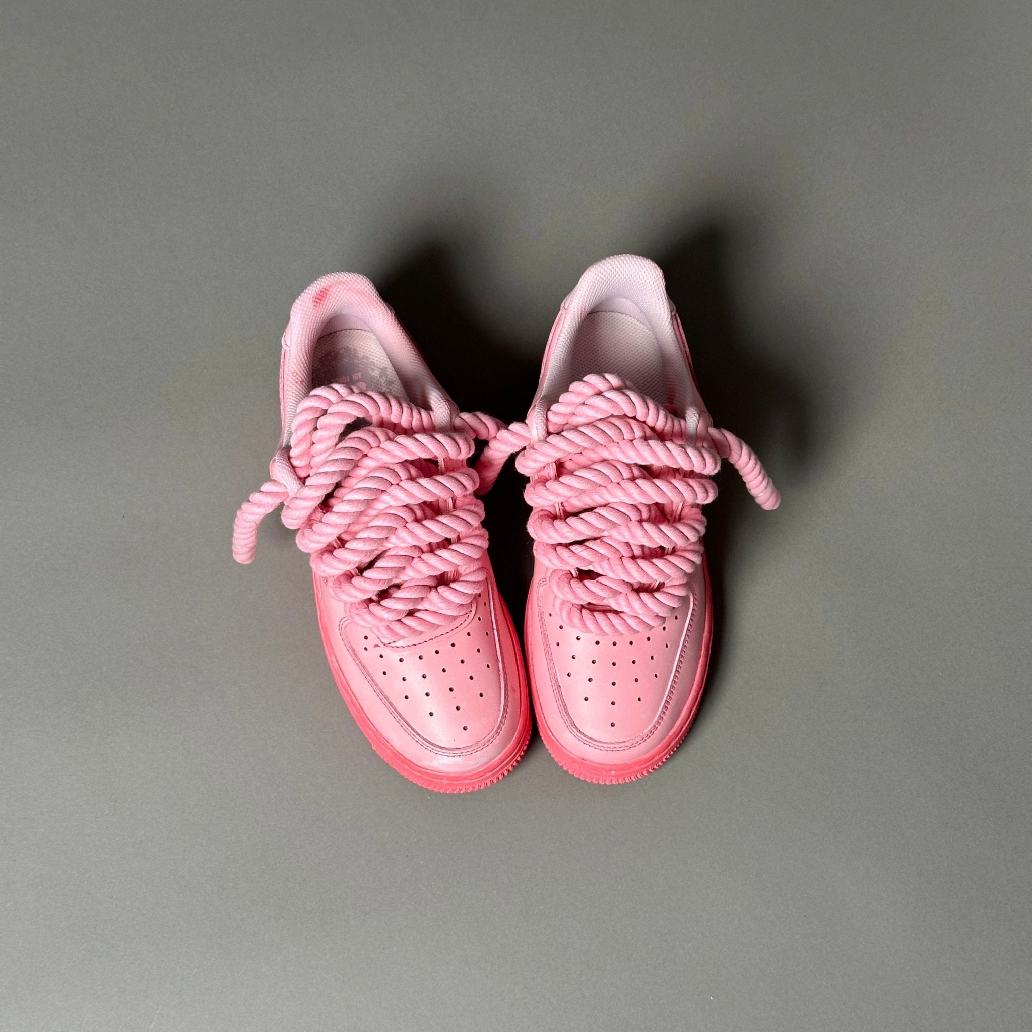 Nike Air Force 1 “Rope Laces” Total Pink - EV8 Style