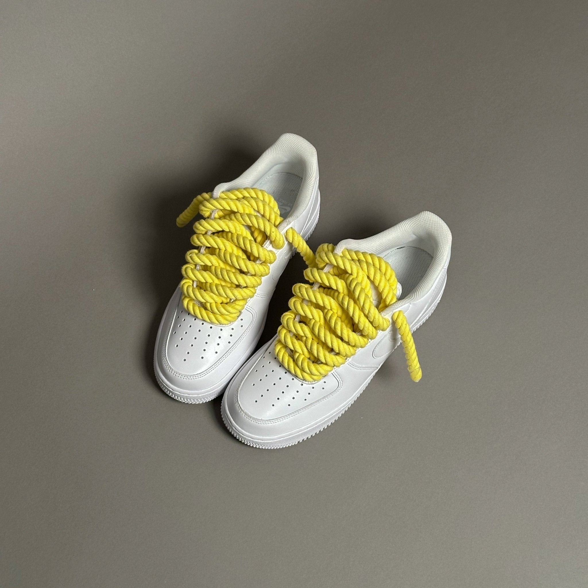 Nike Air Force 1 “Rope Laces Yellow Tint” V1 - EV8 Style