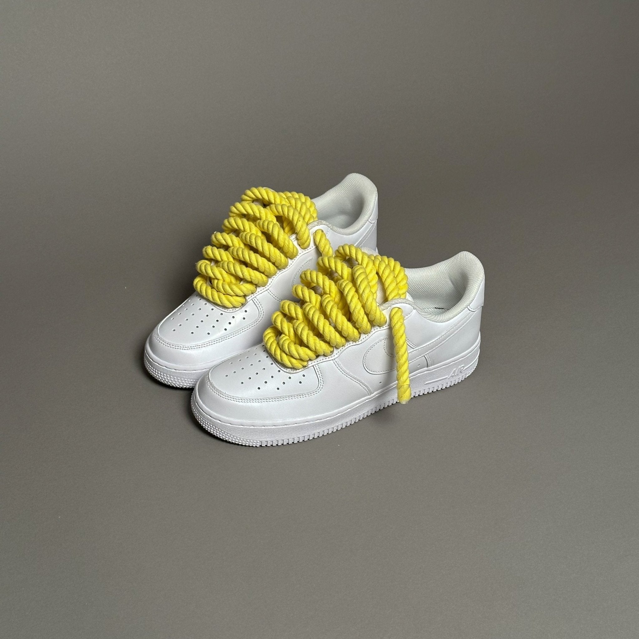 Nike Air Force 1 “Rope Laces Yellow Tint” V1 - EV8 Style
