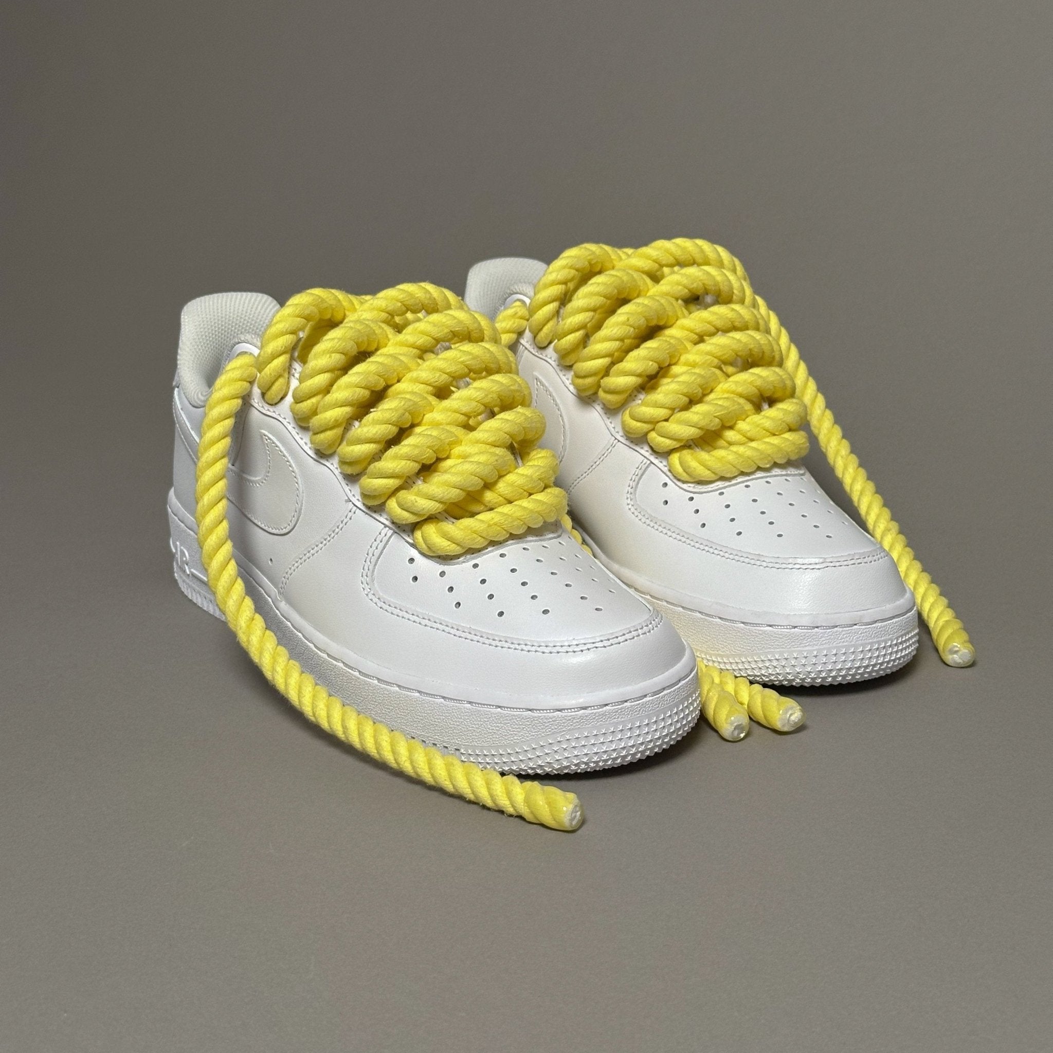 Nike Air Force 1 "Rope Laces Yellow Tint" V2 - EV8 Style