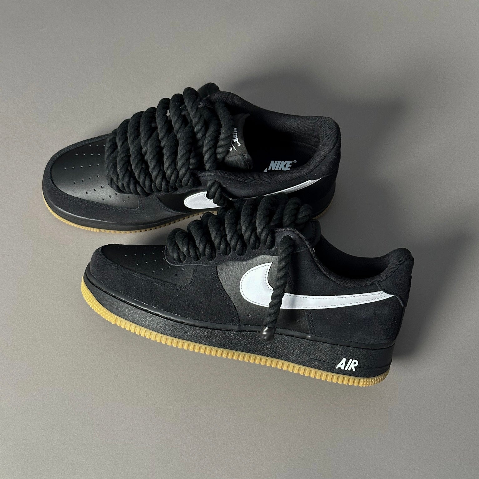 Nike Air Force 1 Skate "Rope Laces Black" V1 - EV8 Style
