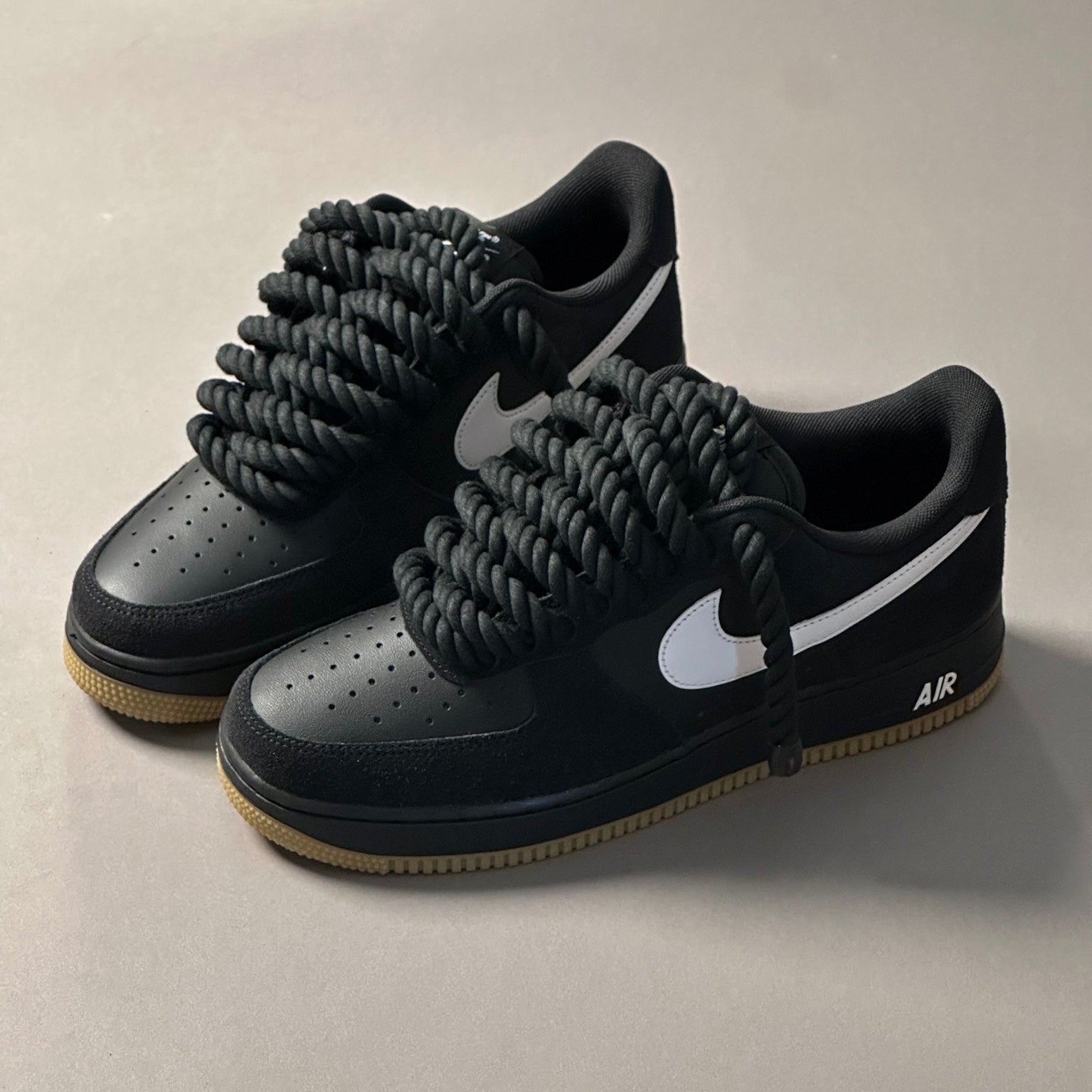 Nike Air Force 1 Skate "Rope Laces Black" V1 - EV8 Style