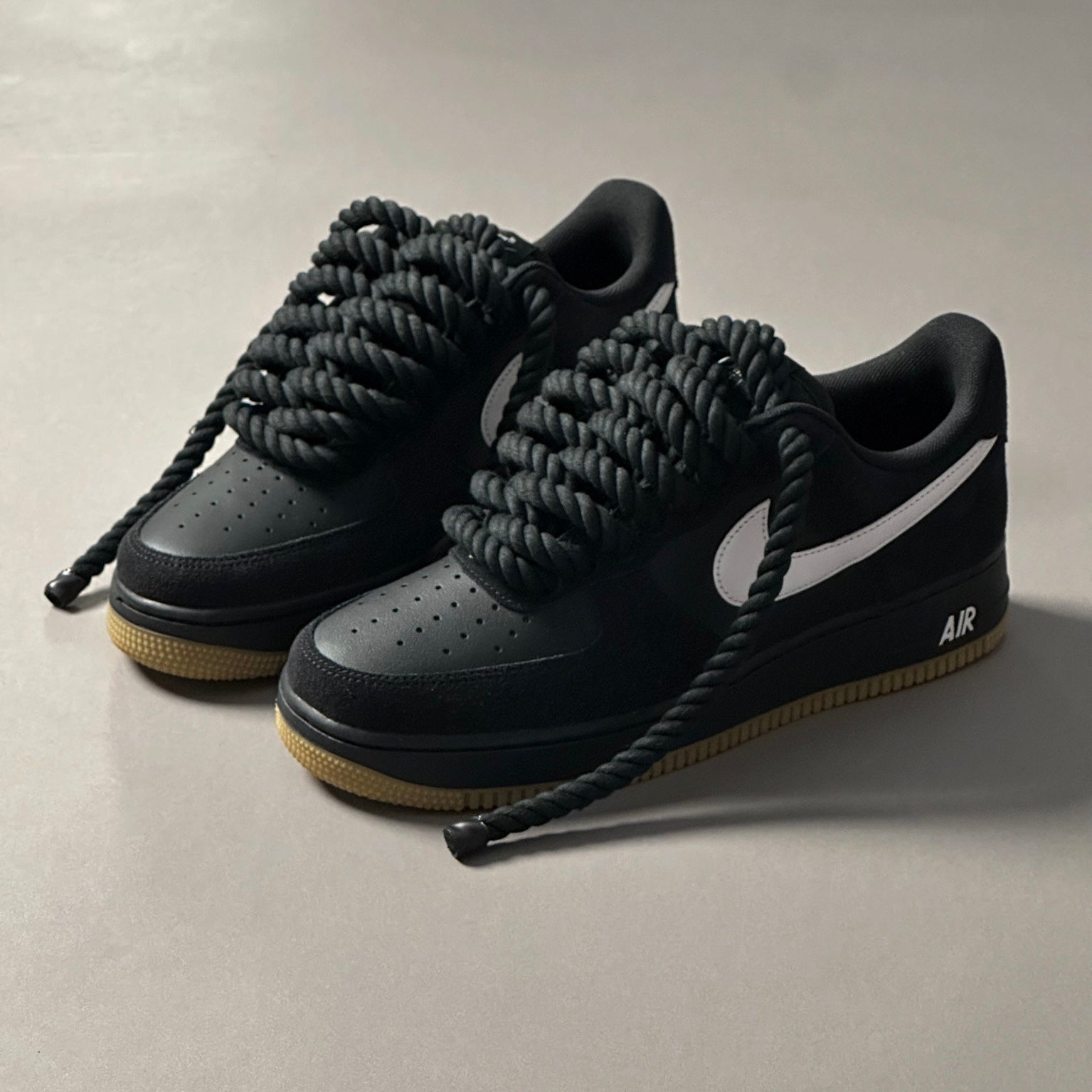 Nike Air Force 1 Skate "Rope Laces Black" V2 - EV8 Style