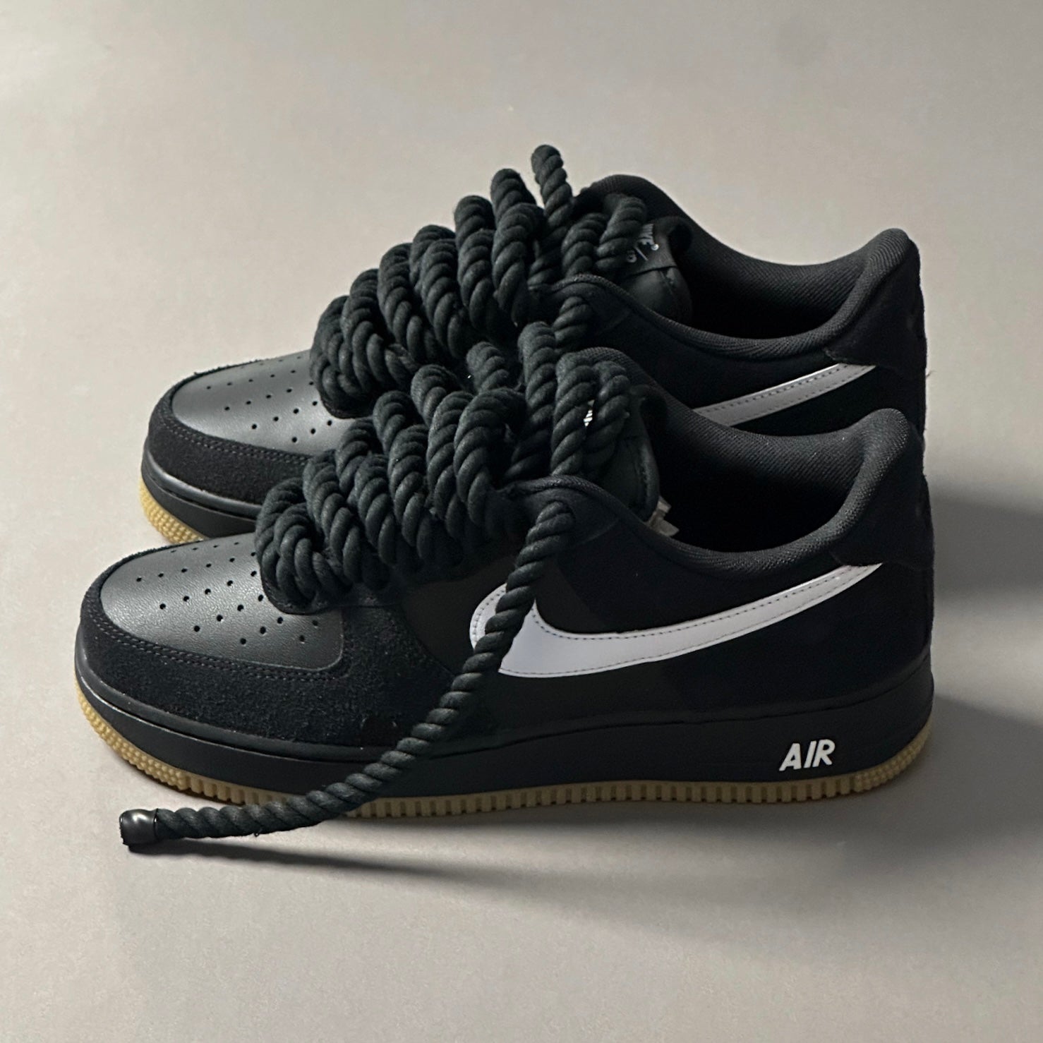 Nike Air Force 1 Skate "Rope Laces Black" V2 - EV8 Style
