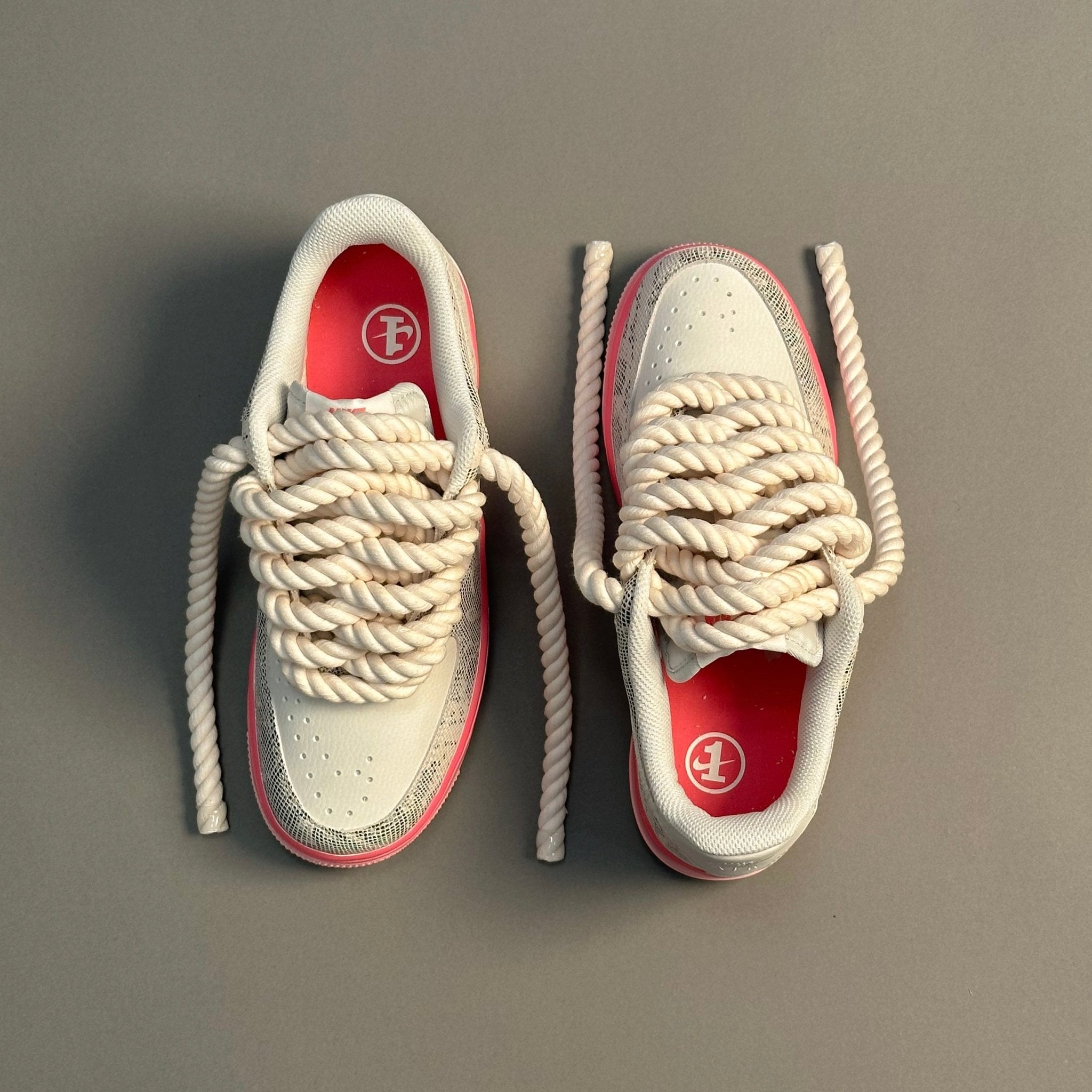 Nike Air Force 1 Snake Rose "Rope Laces" V2 - EV8 Style