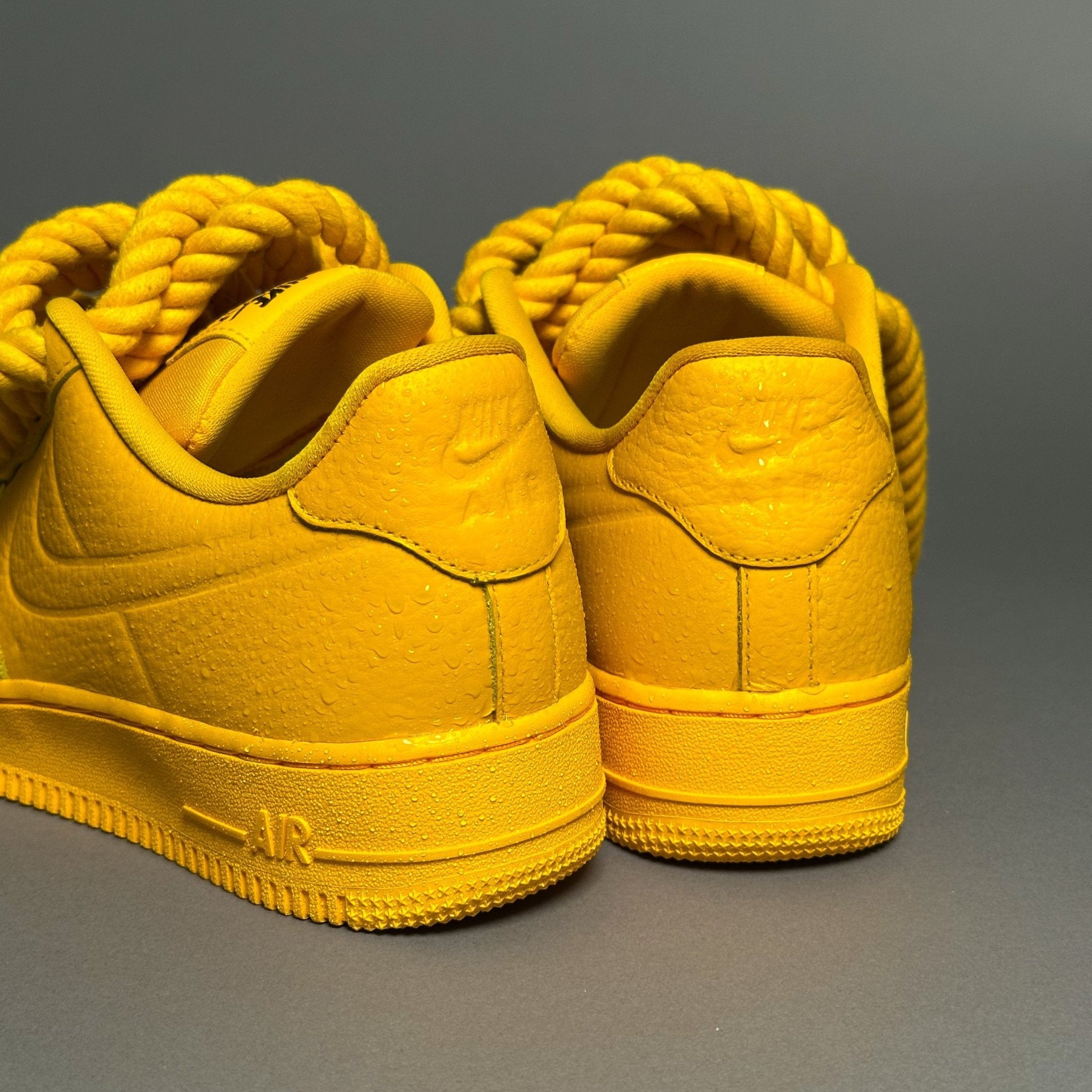 Nike Air Force 1 Unc Gold "Rope Laces Unc Gold" Waterproof V2 - EV8 Style