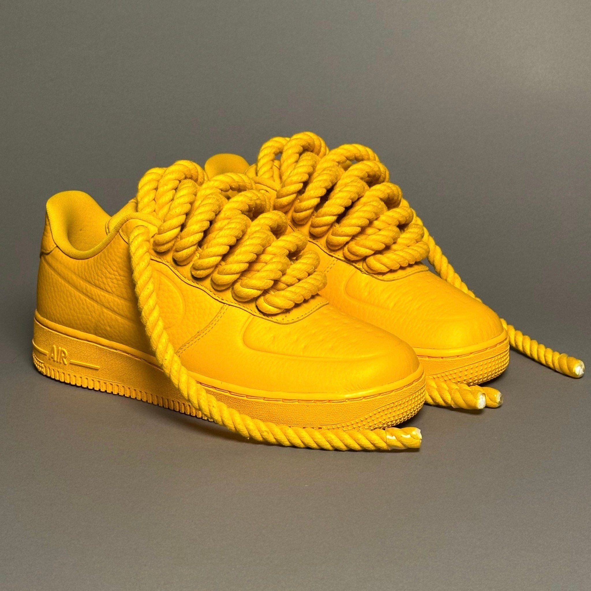 Nike Air Force 1 Unc Gold "Rope Laces Unc Gold" Waterproof V2 - EV8 Style