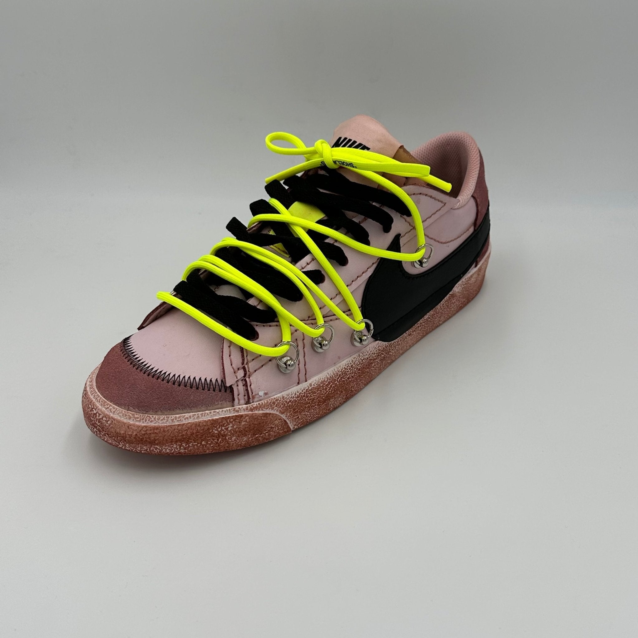 Nike Blazer Low '77 Jumbo Cocoa Brown Black “Over Laces Fluo” - EV8 Style