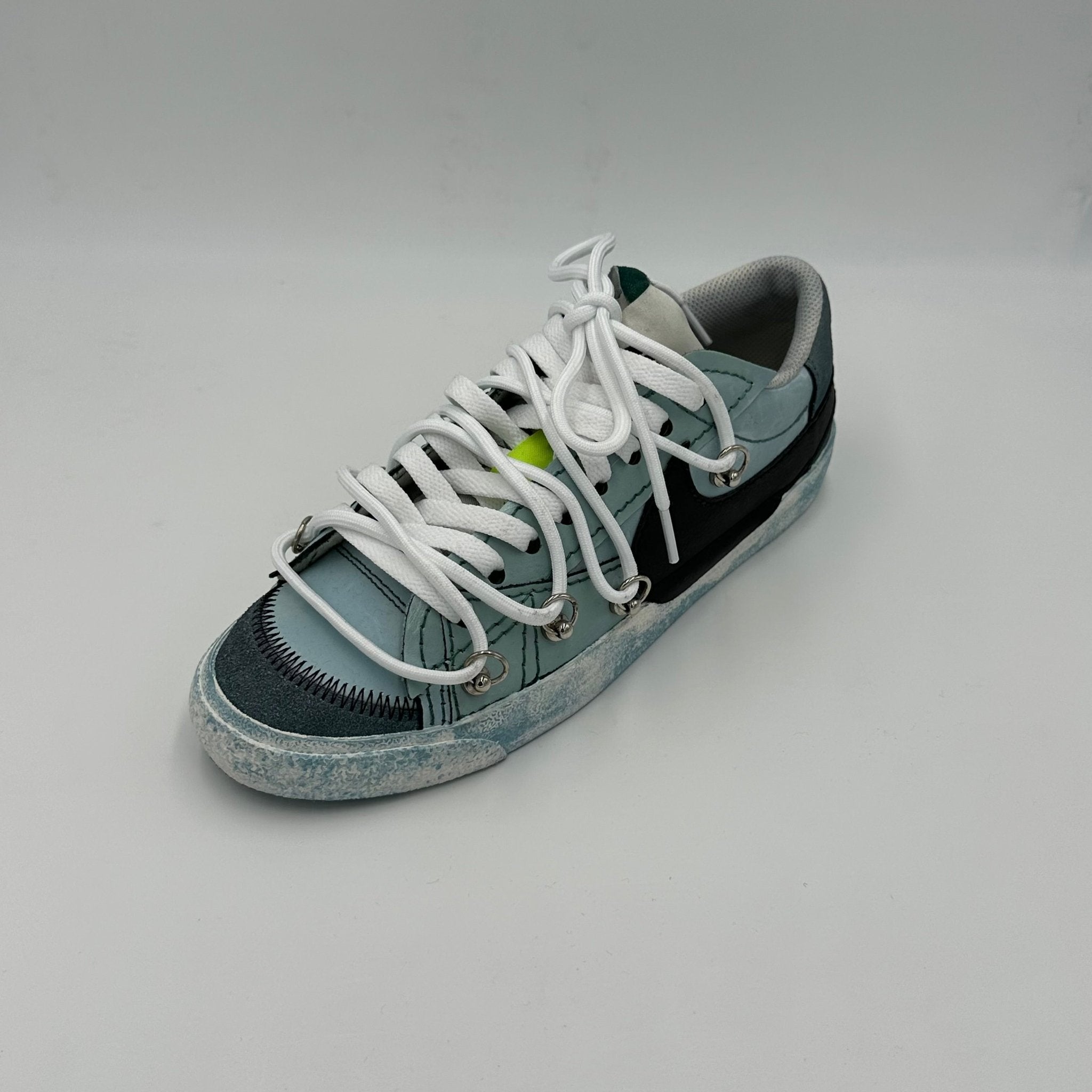 Nike Blazer Low '77 Jumbo Dark Green White “Over Laces White" - EV8 Style