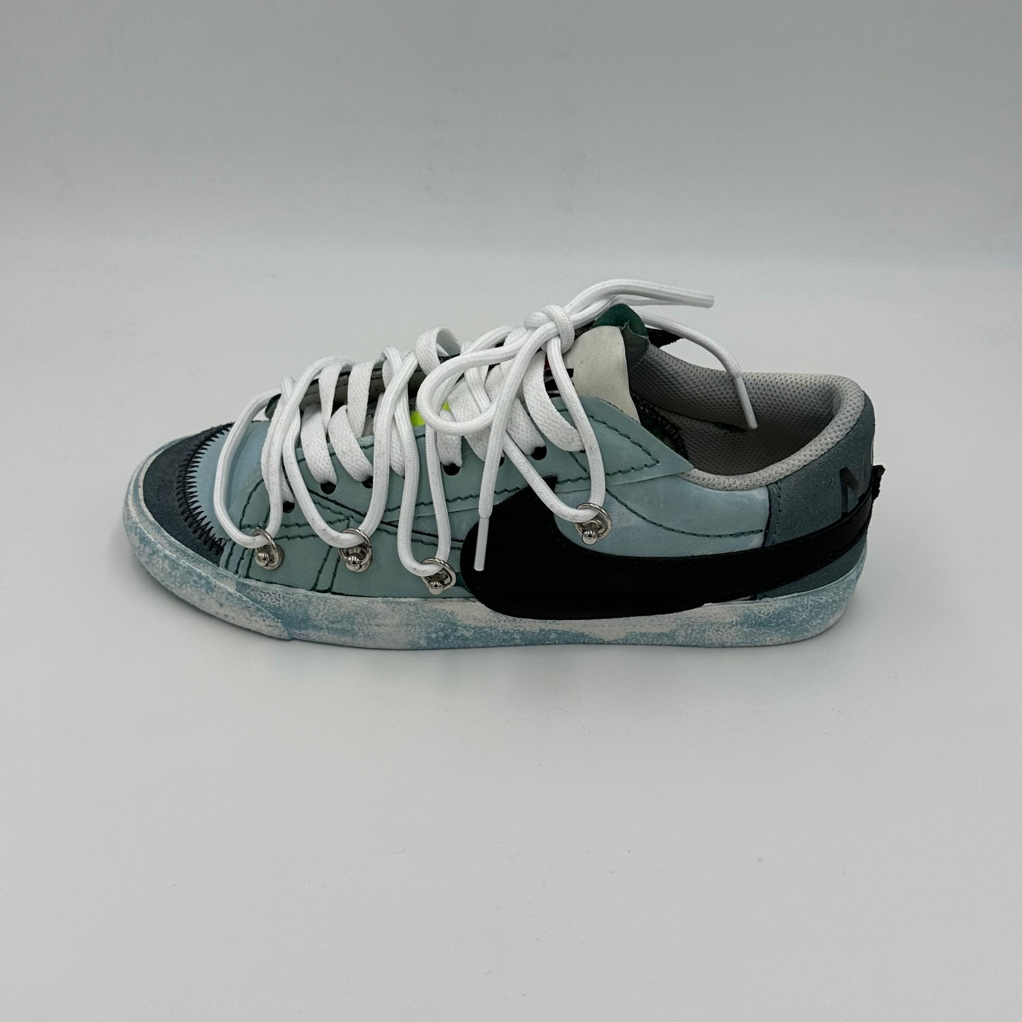 Nike Blazer Low '77 Jumbo Dark Green White “Over Laces White" - EV8 Style