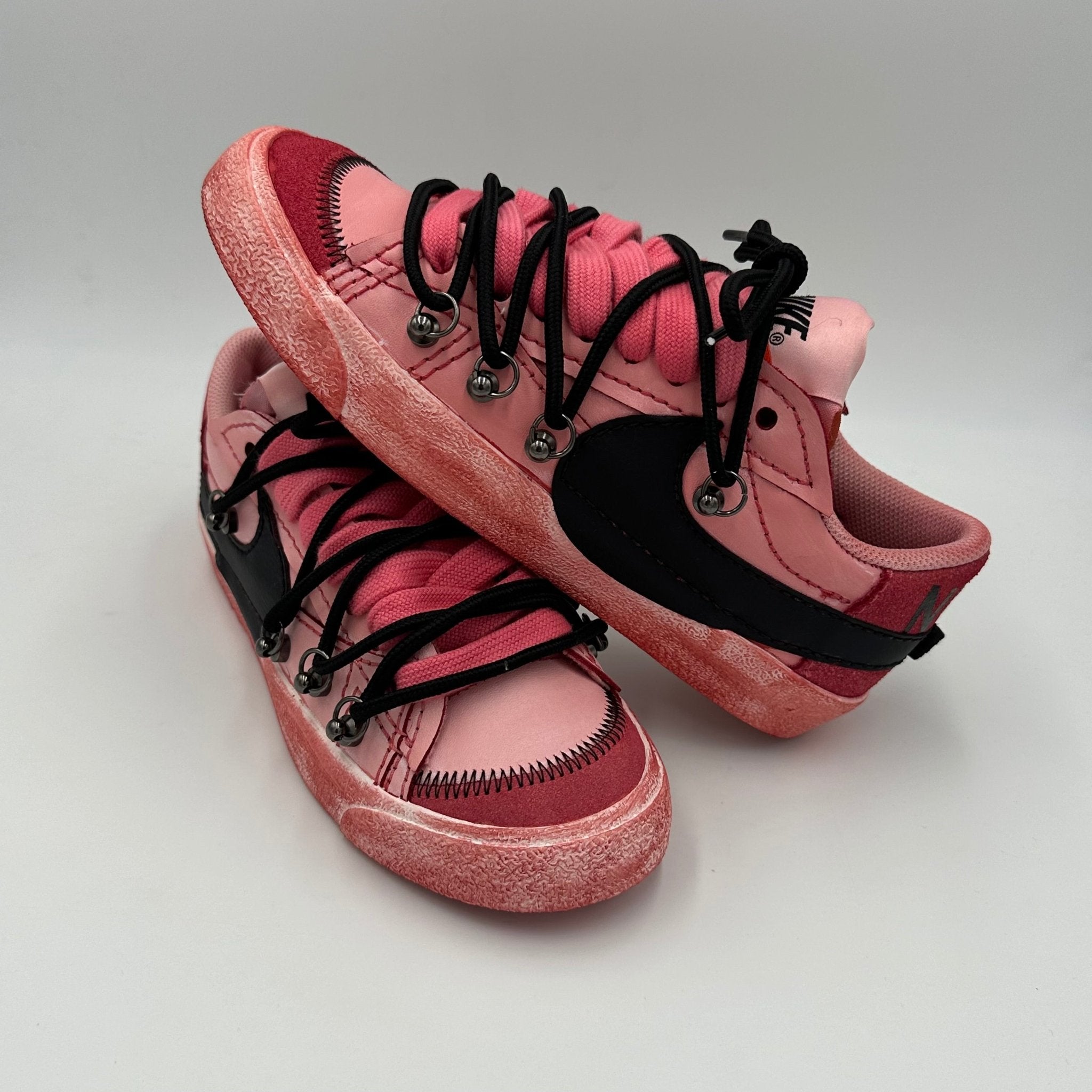 Nike Blazer Low '77 Jumbo Scarlet Red “Over Laces Black” - EV8 Style