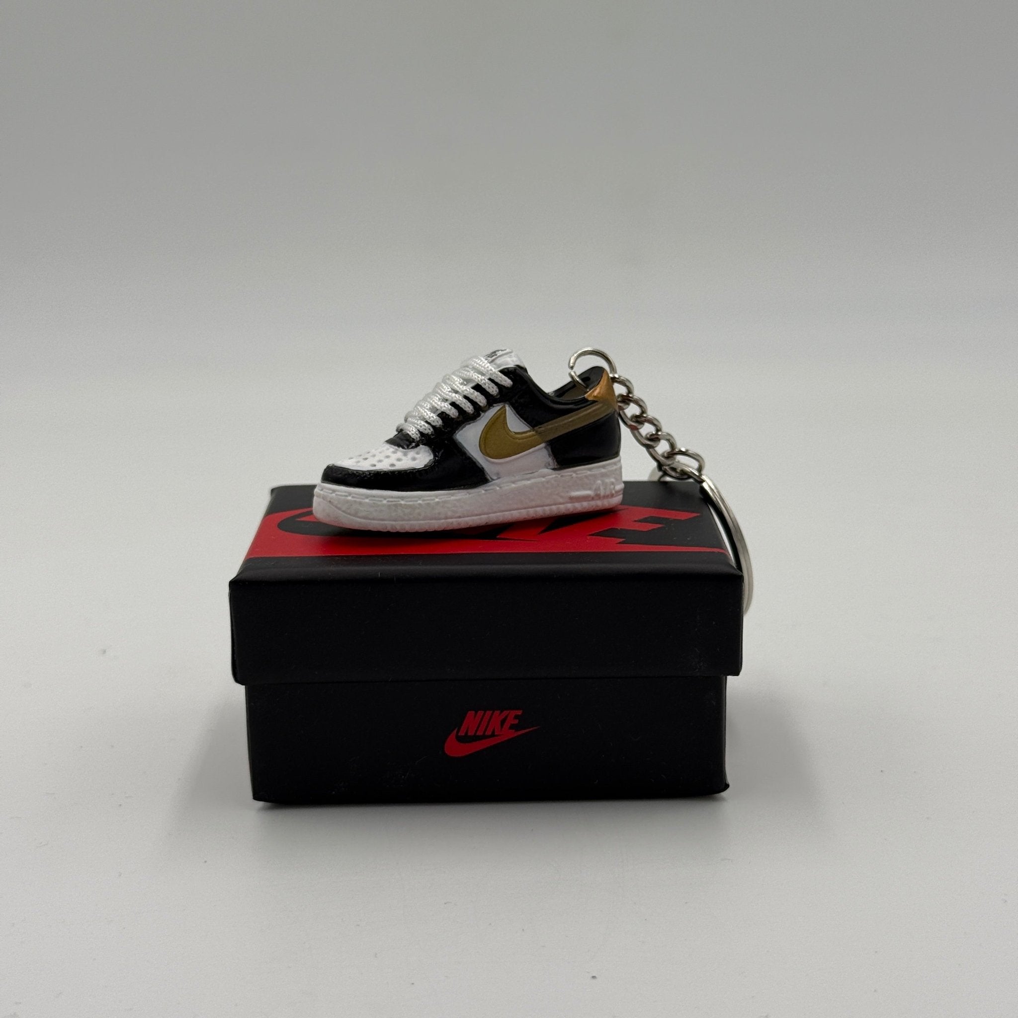 Portachiavi Air Force 1 Low Black White Gold - EV8 Style