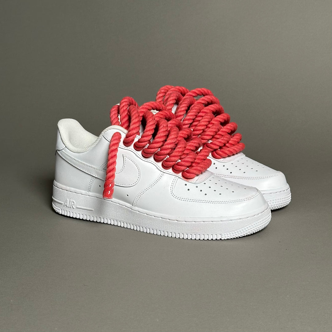 Nike Air Force 1 « Lacets de corde » Rouge