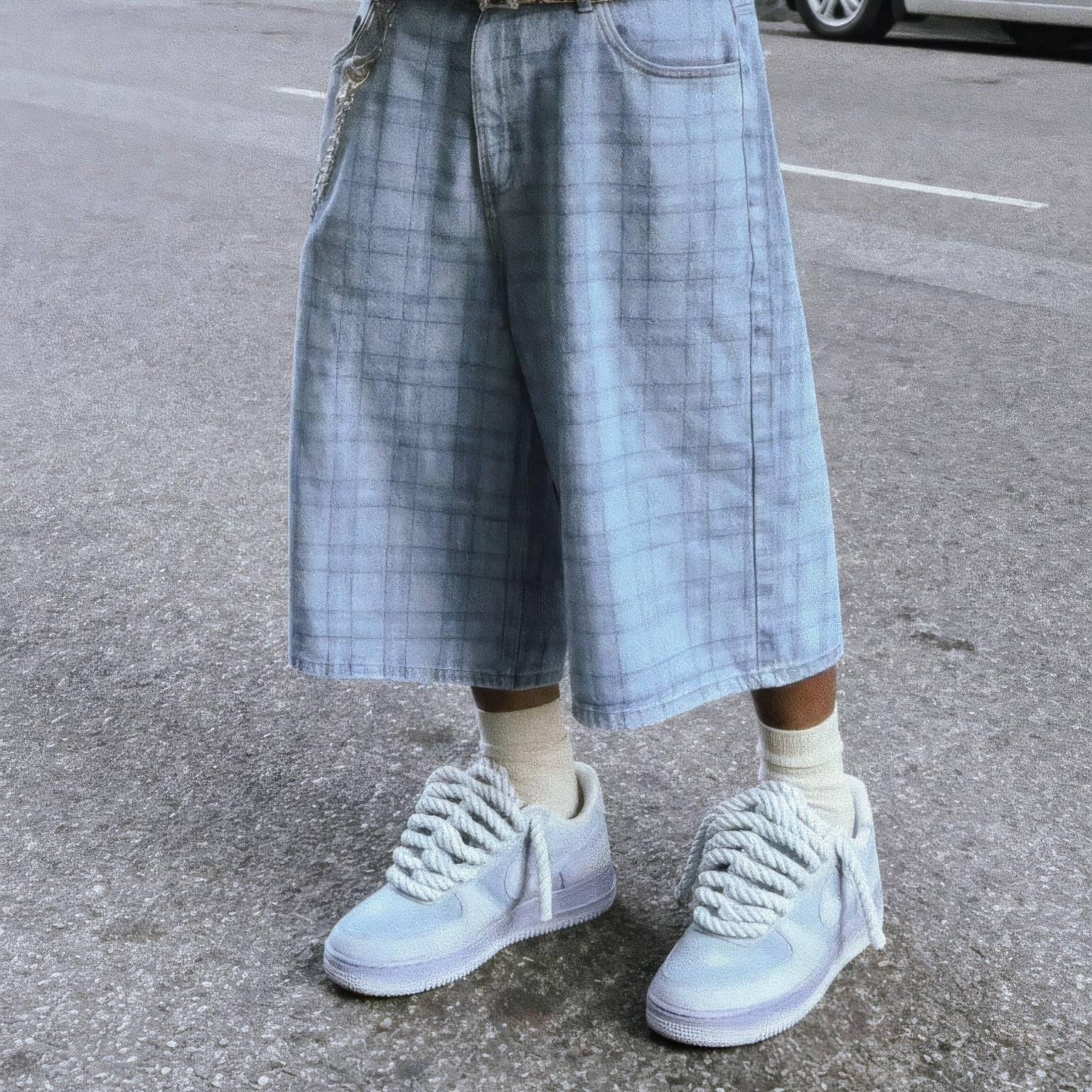 Nike Air Force 1 “Rope Laces” Triple White