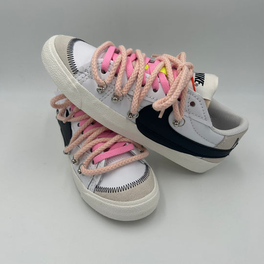 Nike Blazer Low '77 Jumbo White & Pink “Over Laces Rope Pink"