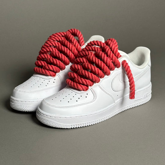 Nike Air Force 1 « Lacets de corde » Rouge