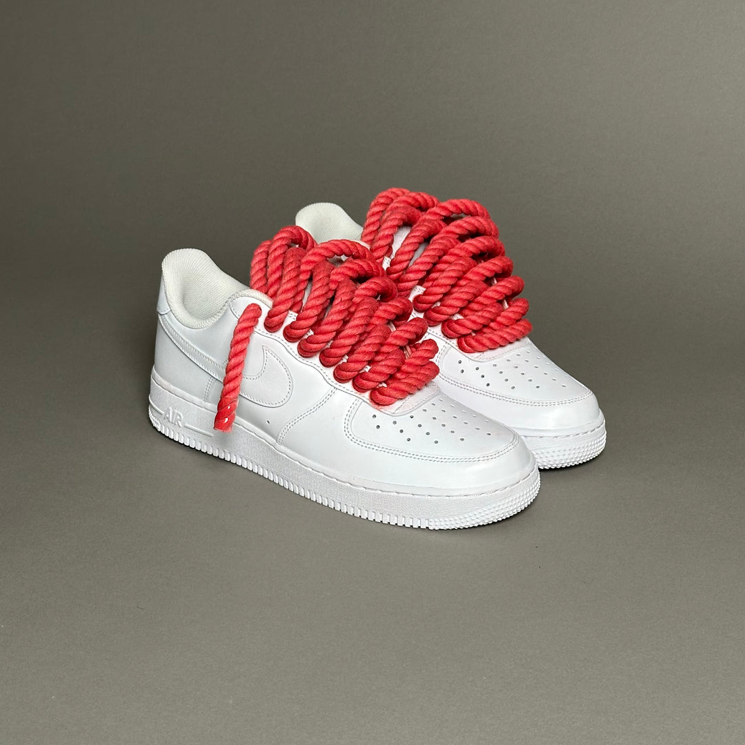 Nike Air Force 1 « Lacets de corde » Rouge