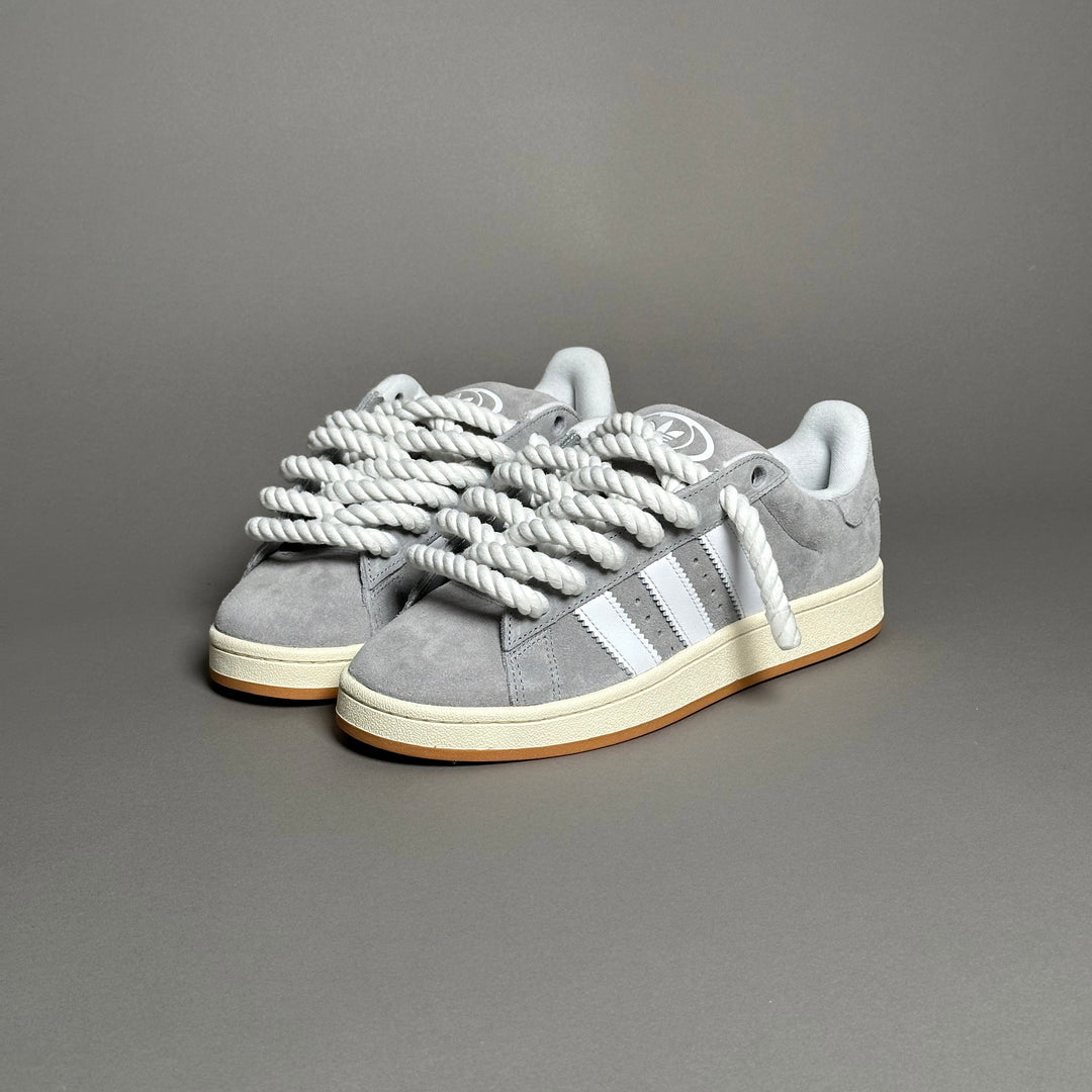 Adidas Campus 00s Gray “Rope Laces” White