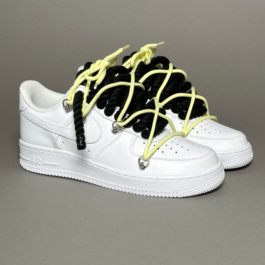 Nike Air Force 1 “Rope Laces Black” Triple Yellow V1