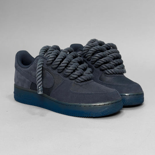 Nike Air Force 1 Midnight Blue "Rope Laces Navy Tint" V1