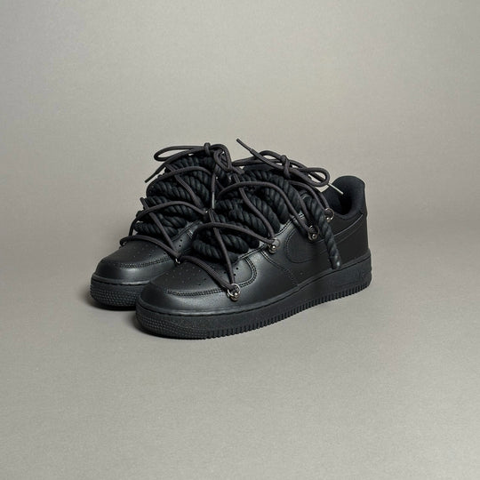 Nike Air Force 1 “Rope Laces” Triple Black