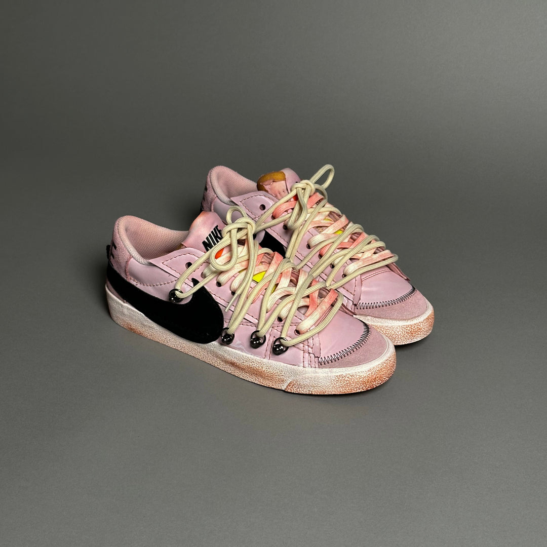 Nike Blazer Low '77 Jumbo Cocoa Brown Shaded Pink « Over Laces Beige »