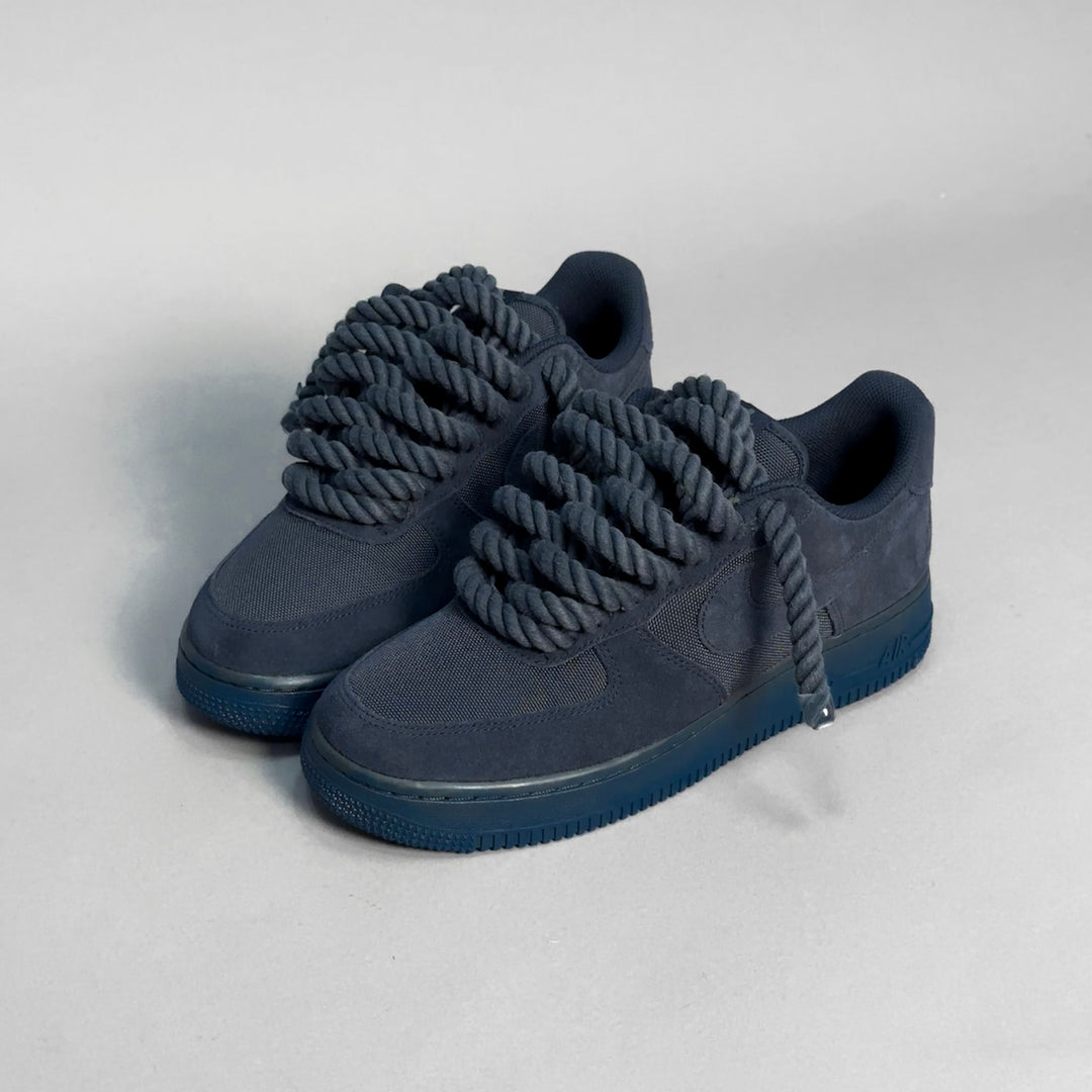 Nike Air Force 1 Midnight Blue "Rope Laces Navy Tint" V1