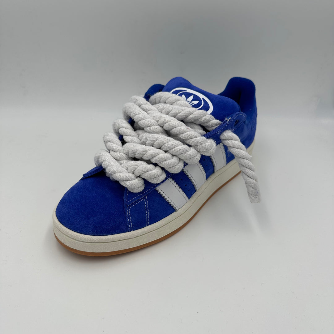 Adidas Campus 00s Blue Rope Laces White EV8 Style
