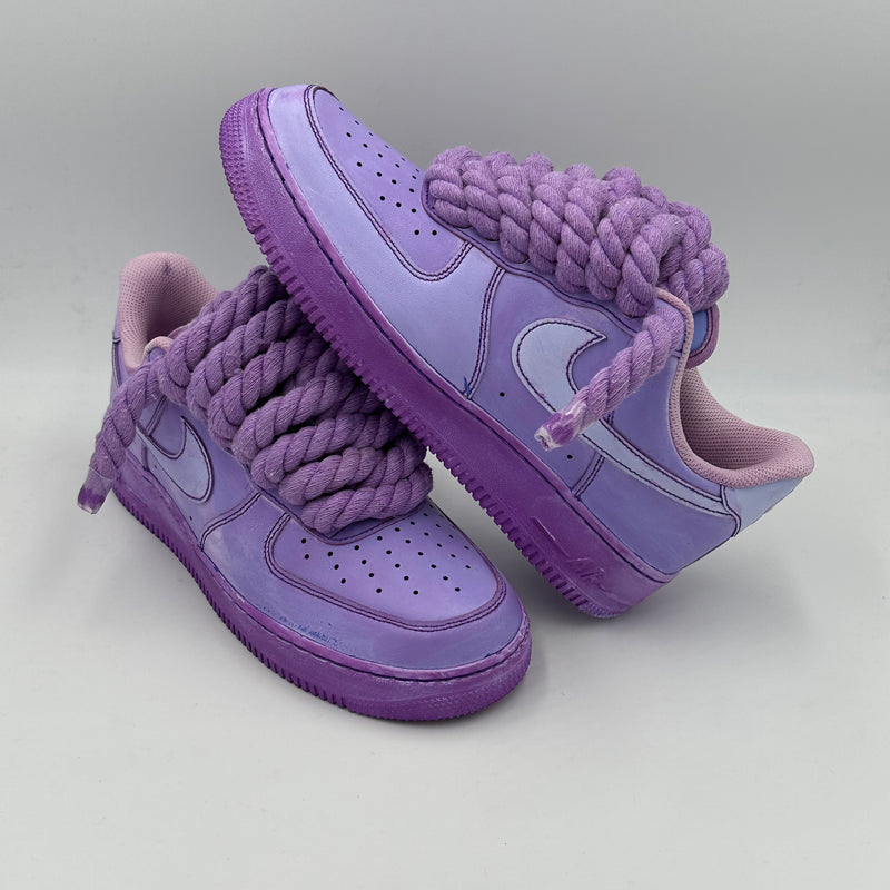 Nike Air Force 1 “Rope Laces” Total Purple - EV8 Style