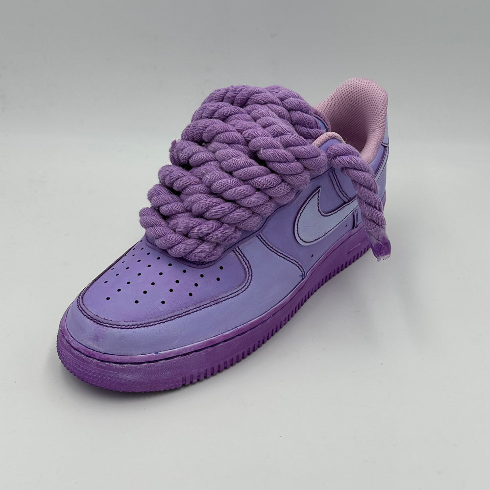 Nike Air Force 1 “Rope Laces” Total Purple - EV8 Style