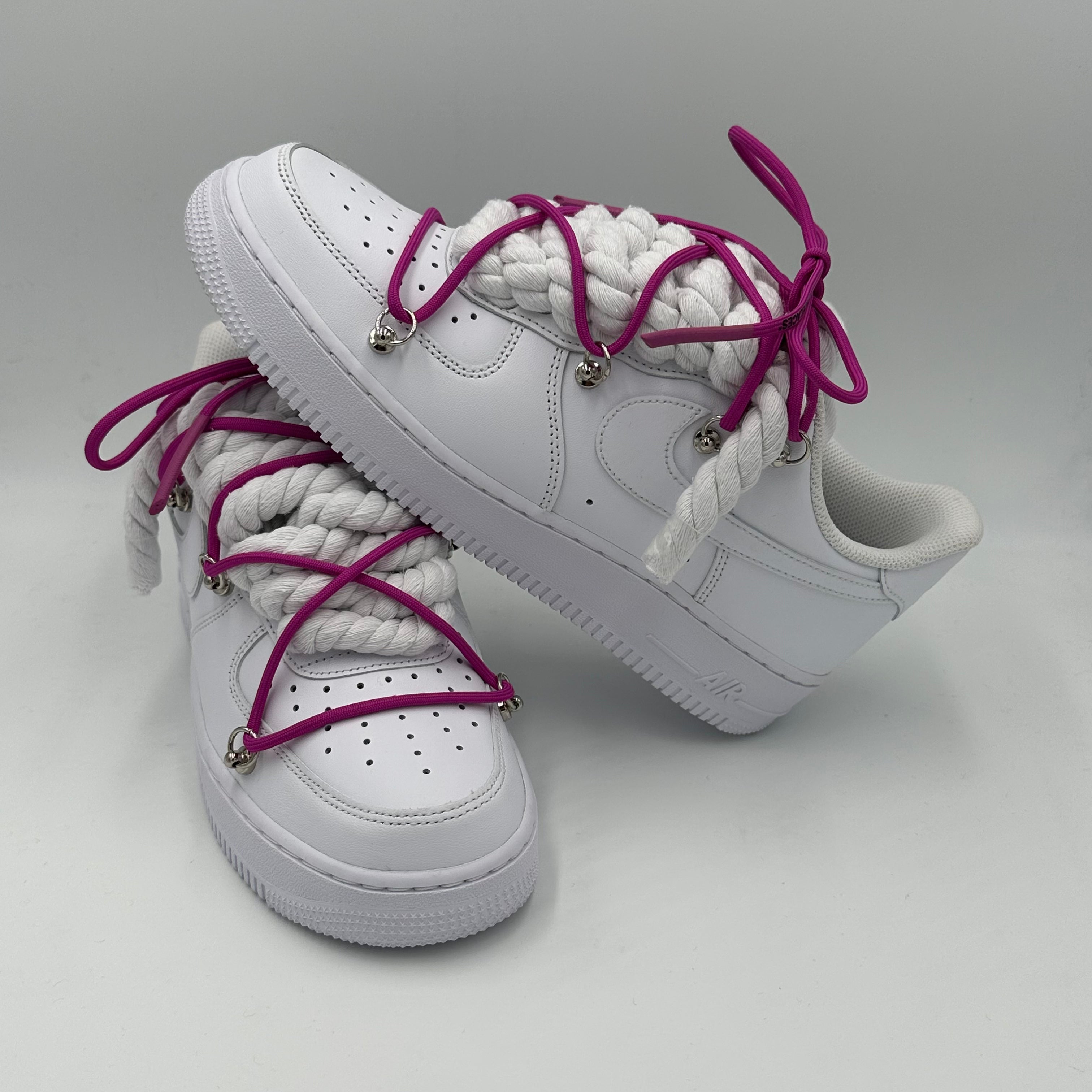 Nike Air Force 1 “Rope Laces” Triple Purple - EV8 Style