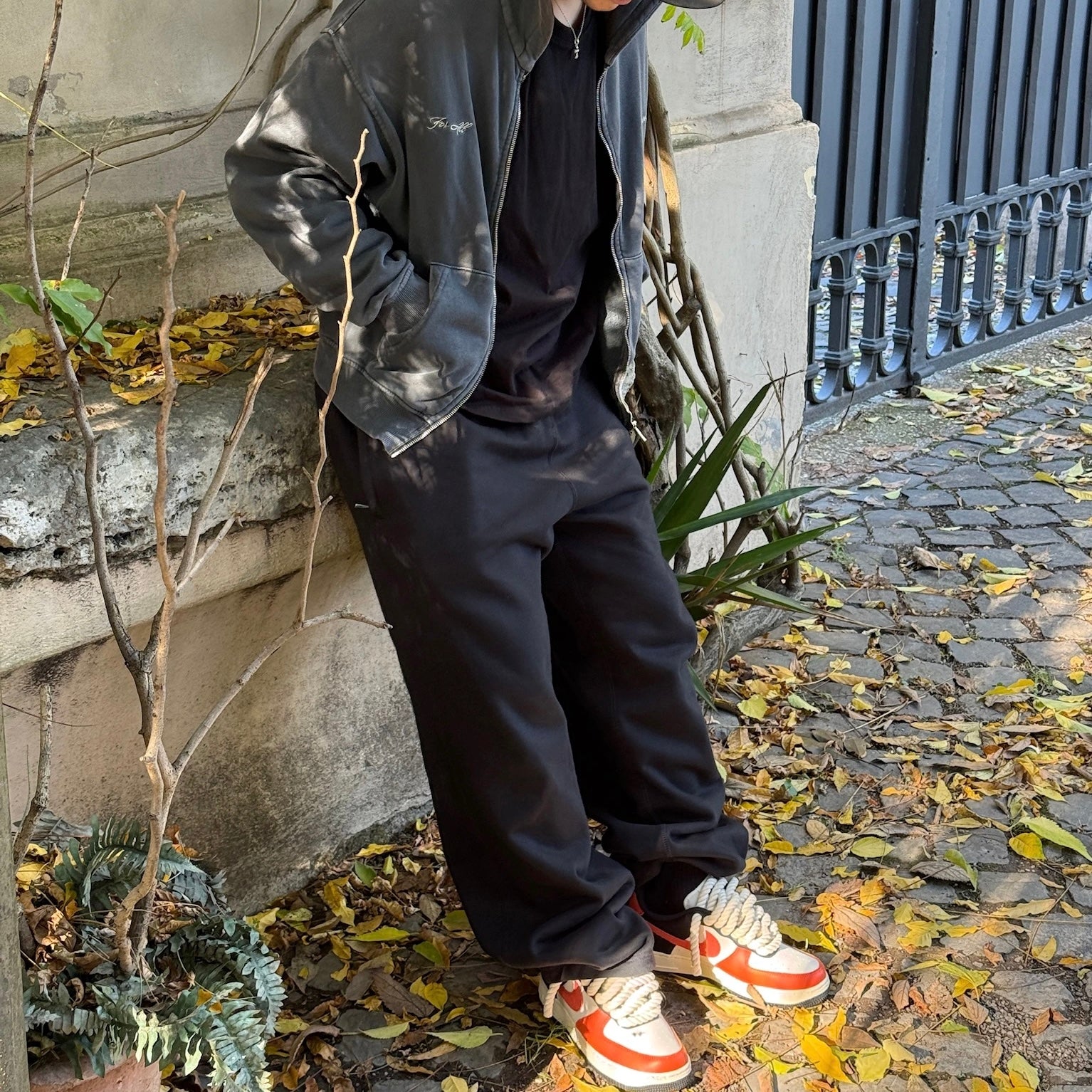 Nike Air Force 1 Pumpkin "Rope Laces Beige" V1