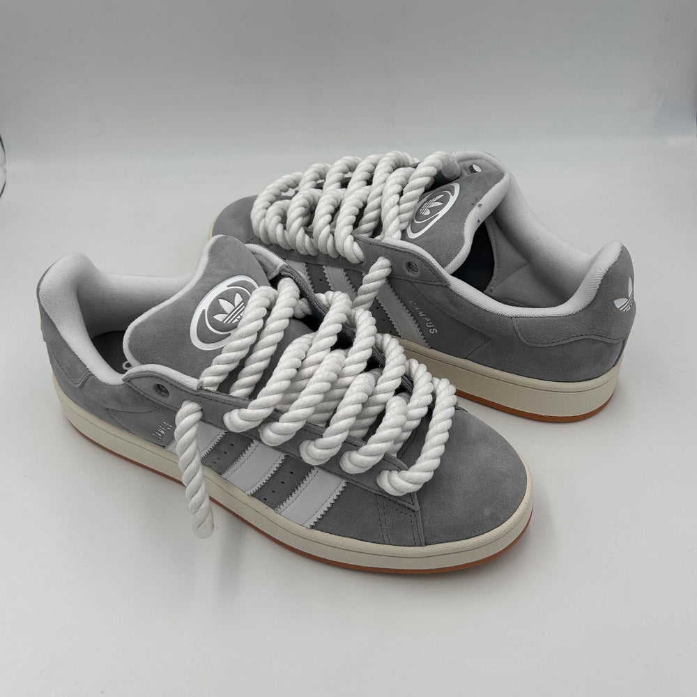 Adidas Campus 00s Grey “Rope Laces” White