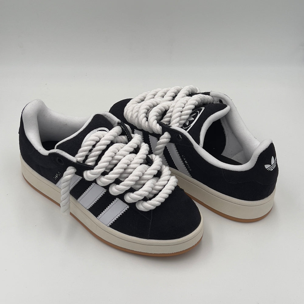 Adidas Campus 00s Noir "Corde Laces" Blanc