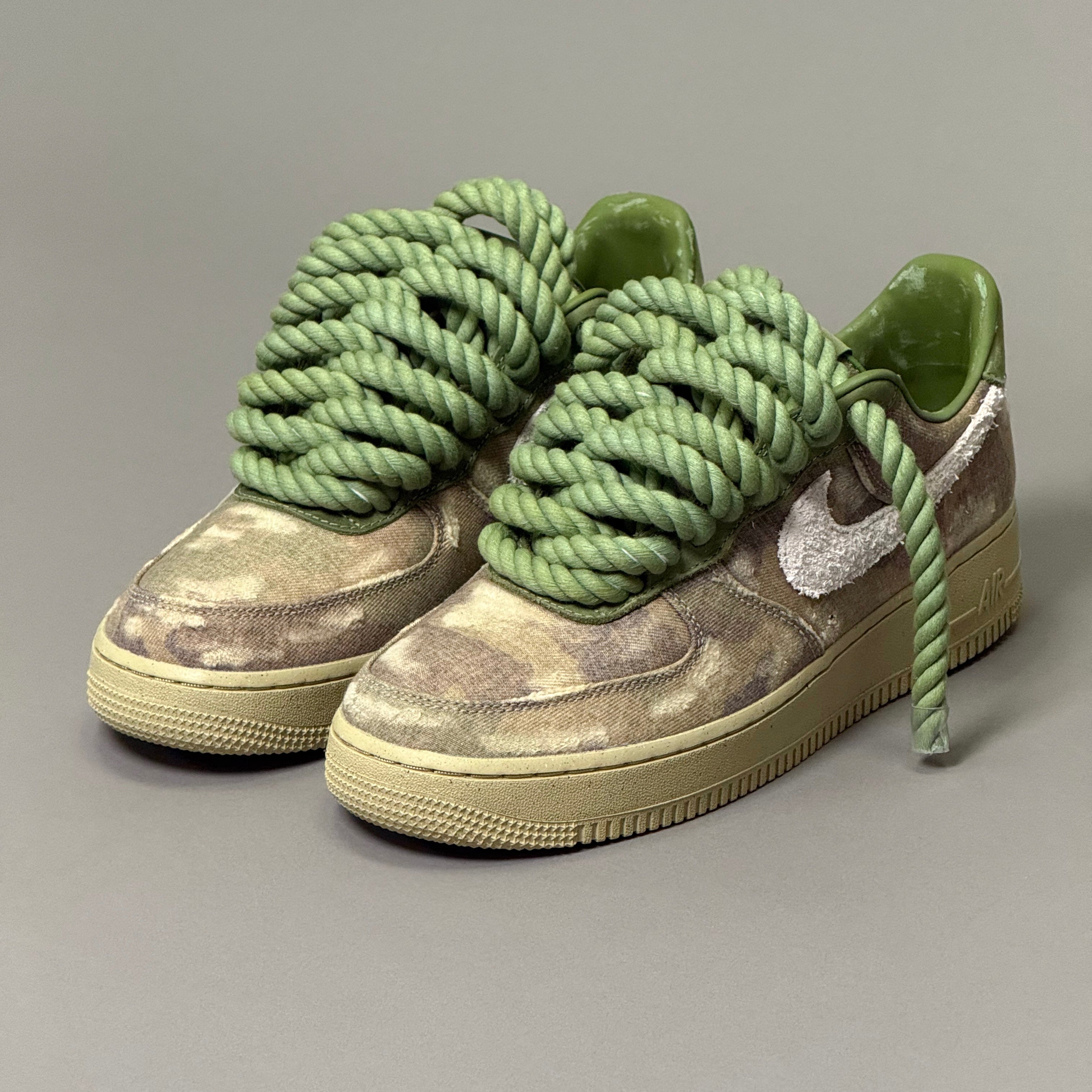 Nike Air Force 1 Grass "Rope Laces Green" V1