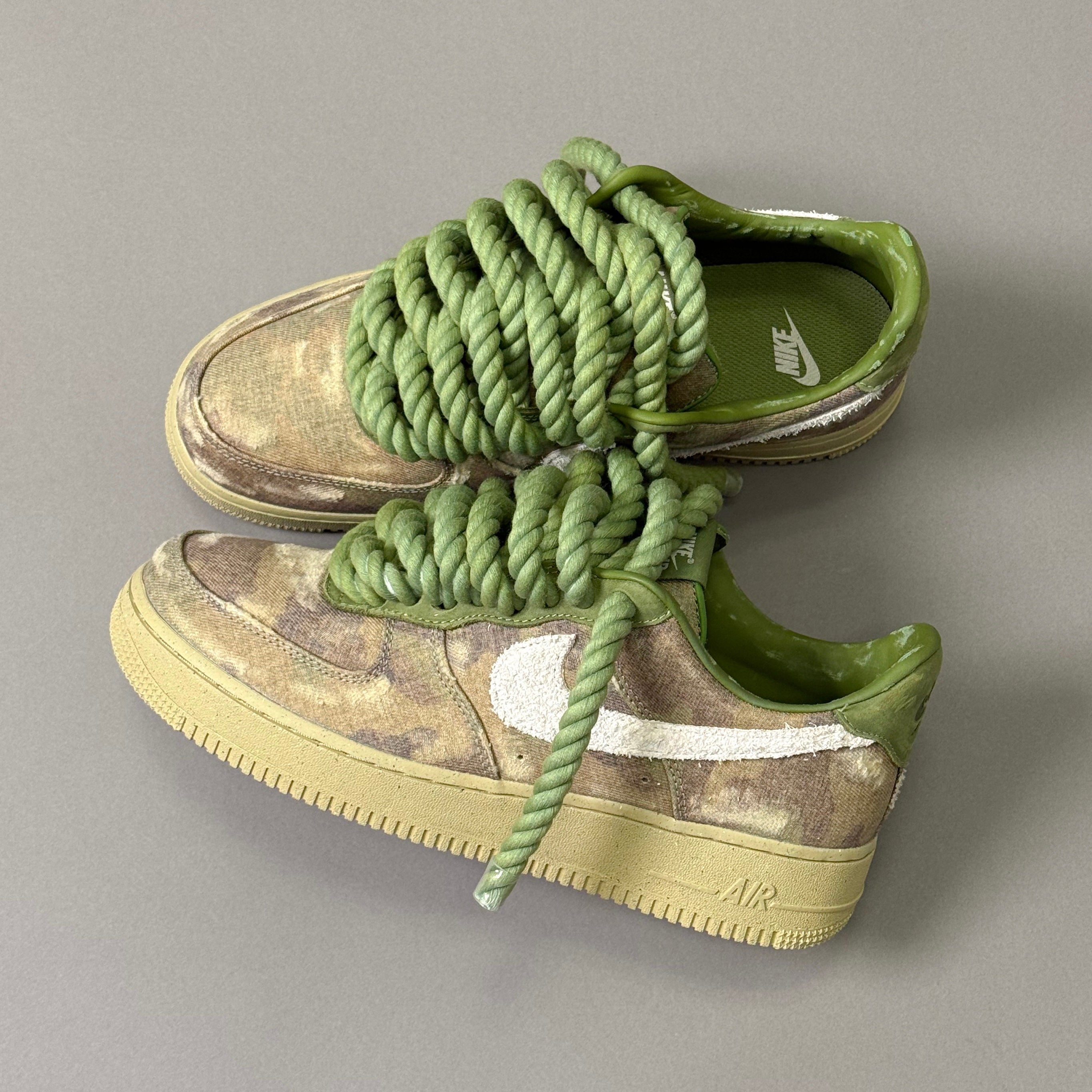 Nike Air Force 1 Grass "Rope Laces Green" V1